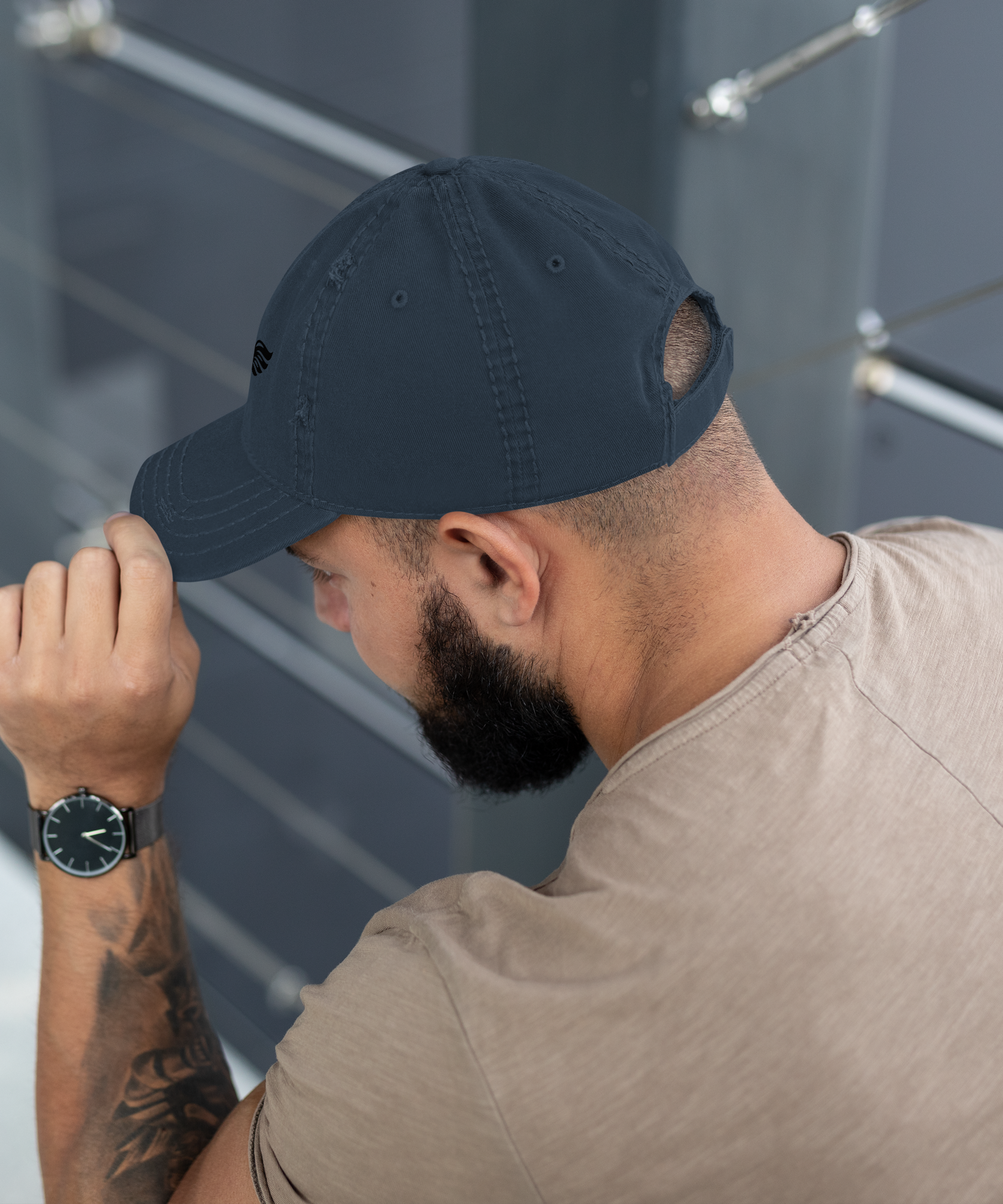 Classic Distressed Dad Hat | Vintage Casual Cap | Gallory Hive