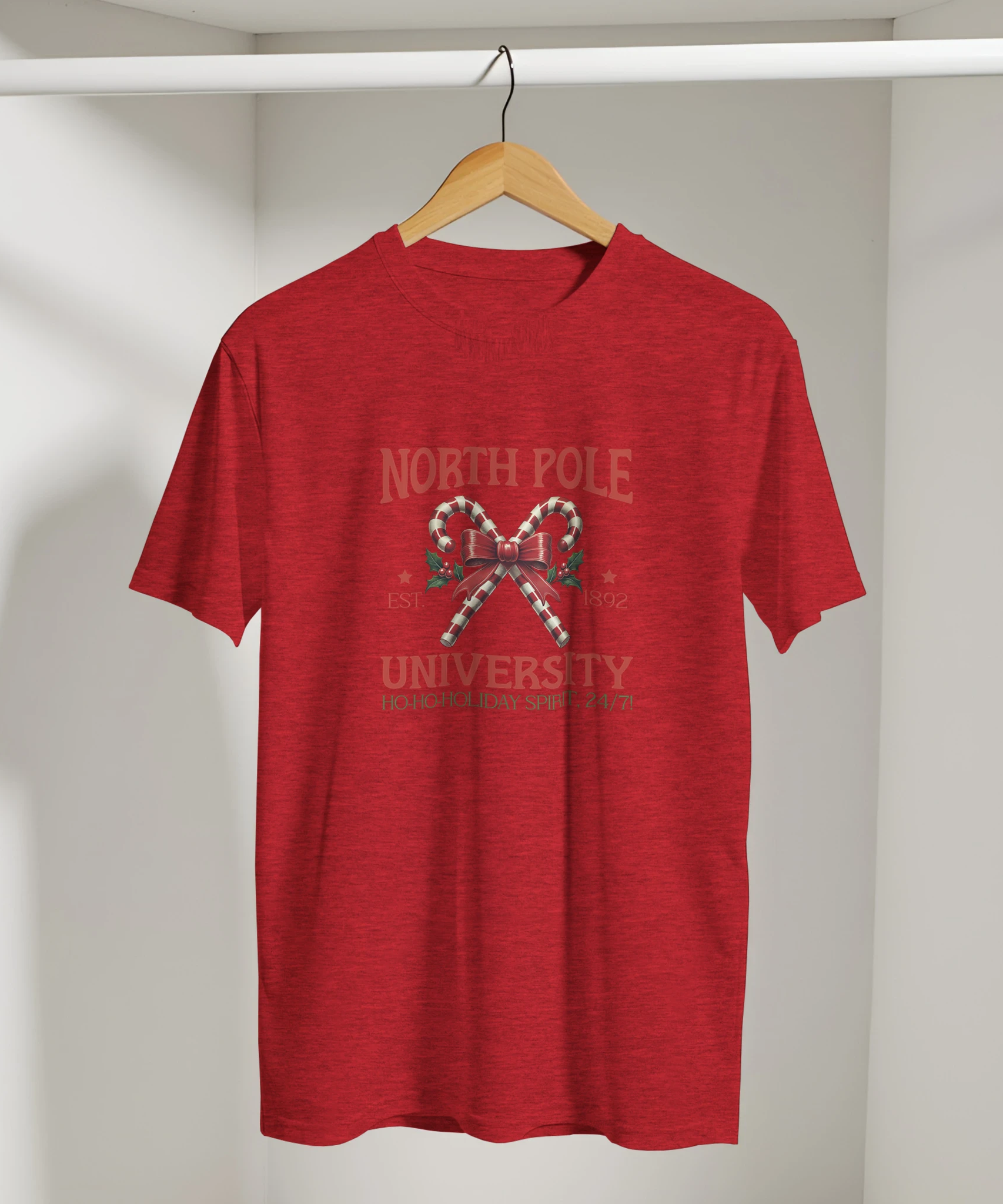 North Pole University Christmas T-Shirt | Gallory Hive