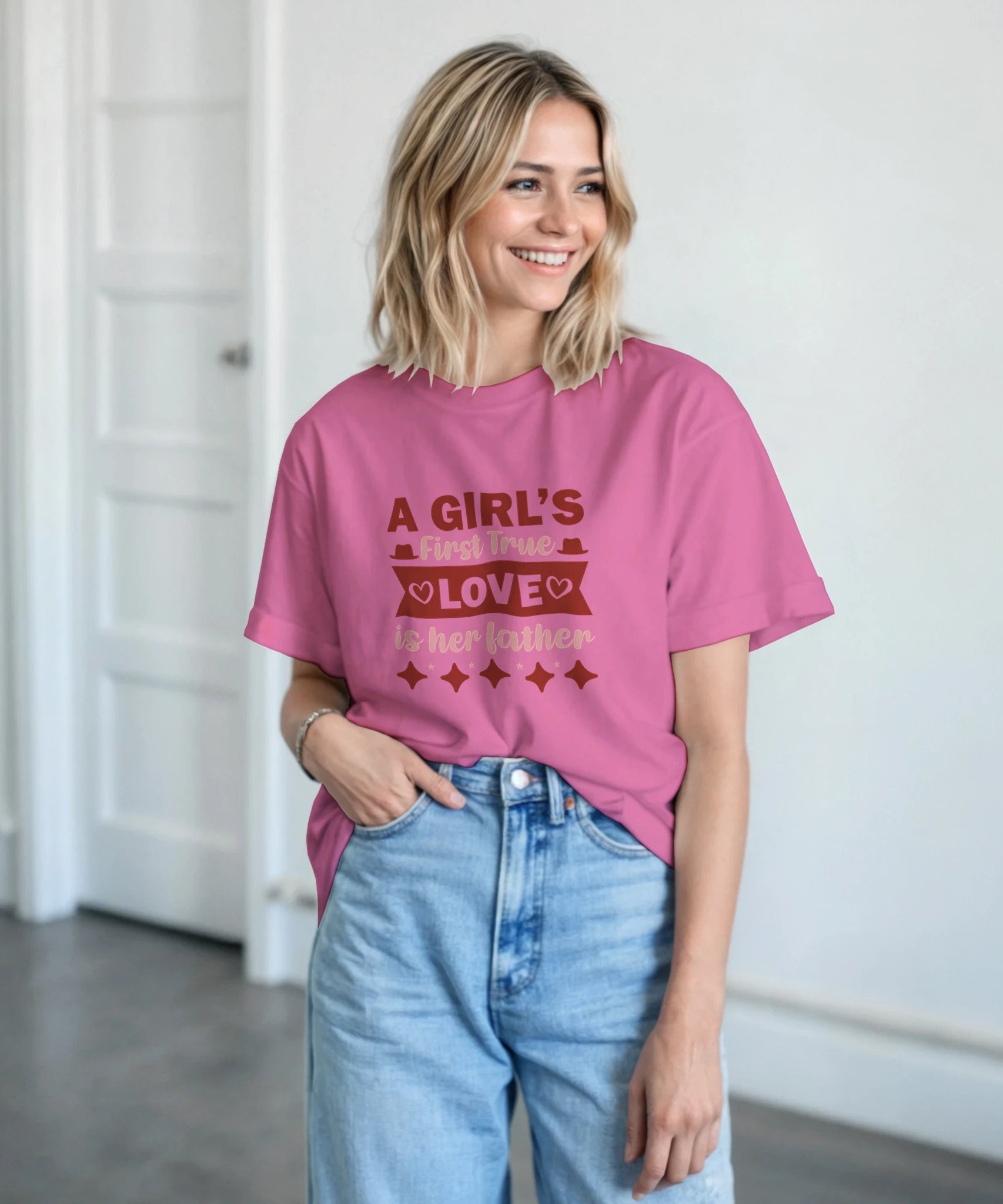 Minimalist Dad Love Shirt – Unisex Tee