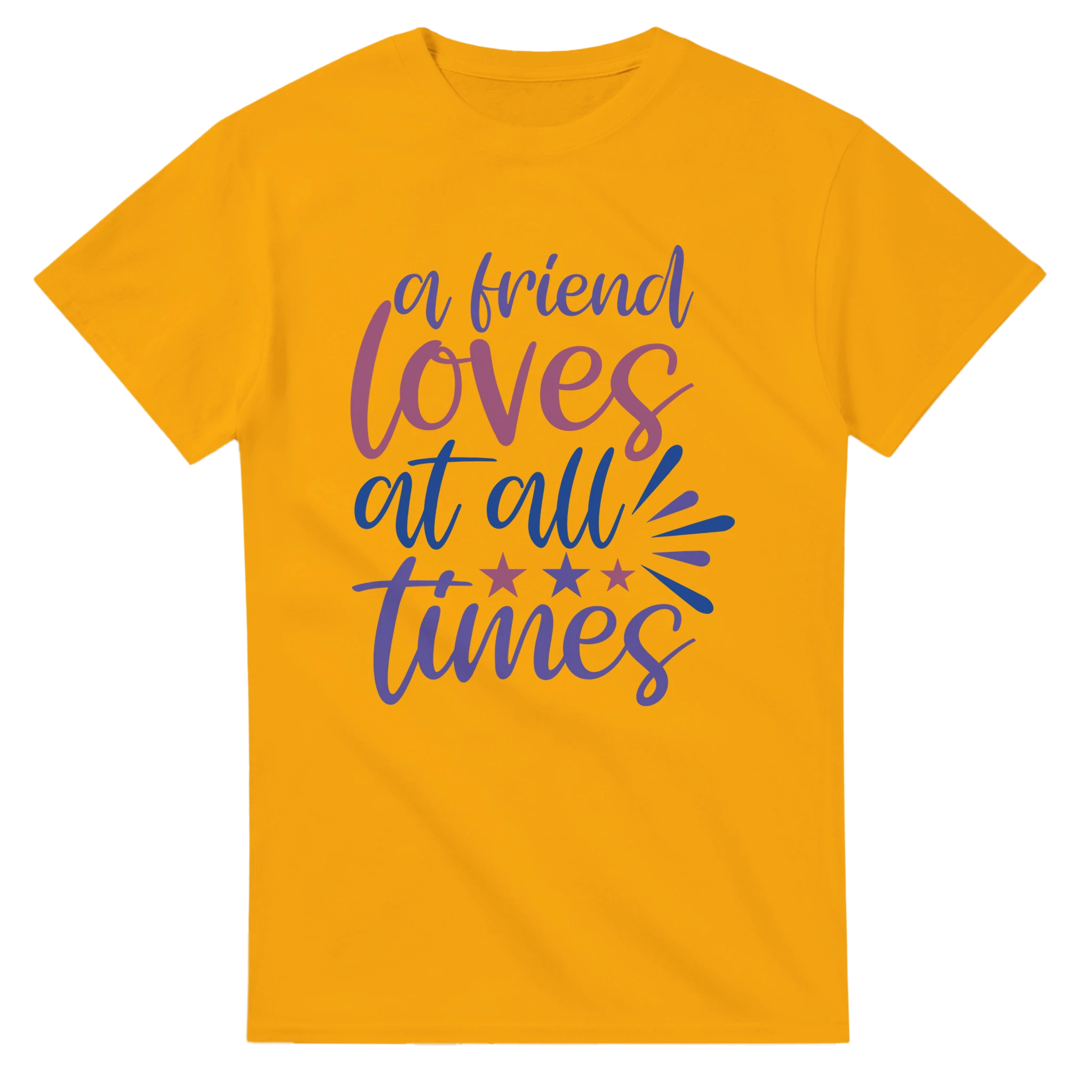 A Friend Loves Always – Unisex Minimalist Tee | Gallory hive