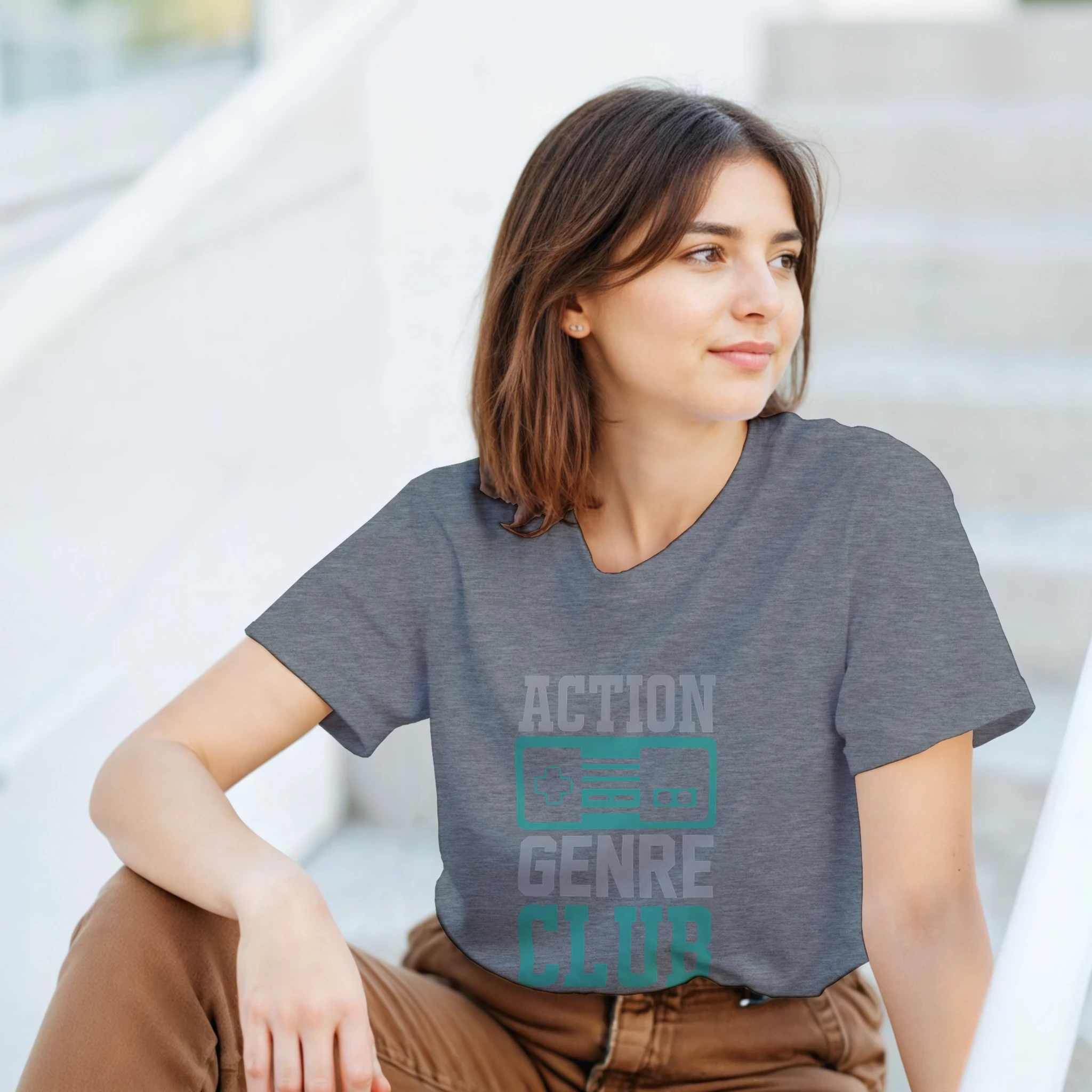 Unisex Action Gaming T-Shirt – Retro Style | Gallory Hive