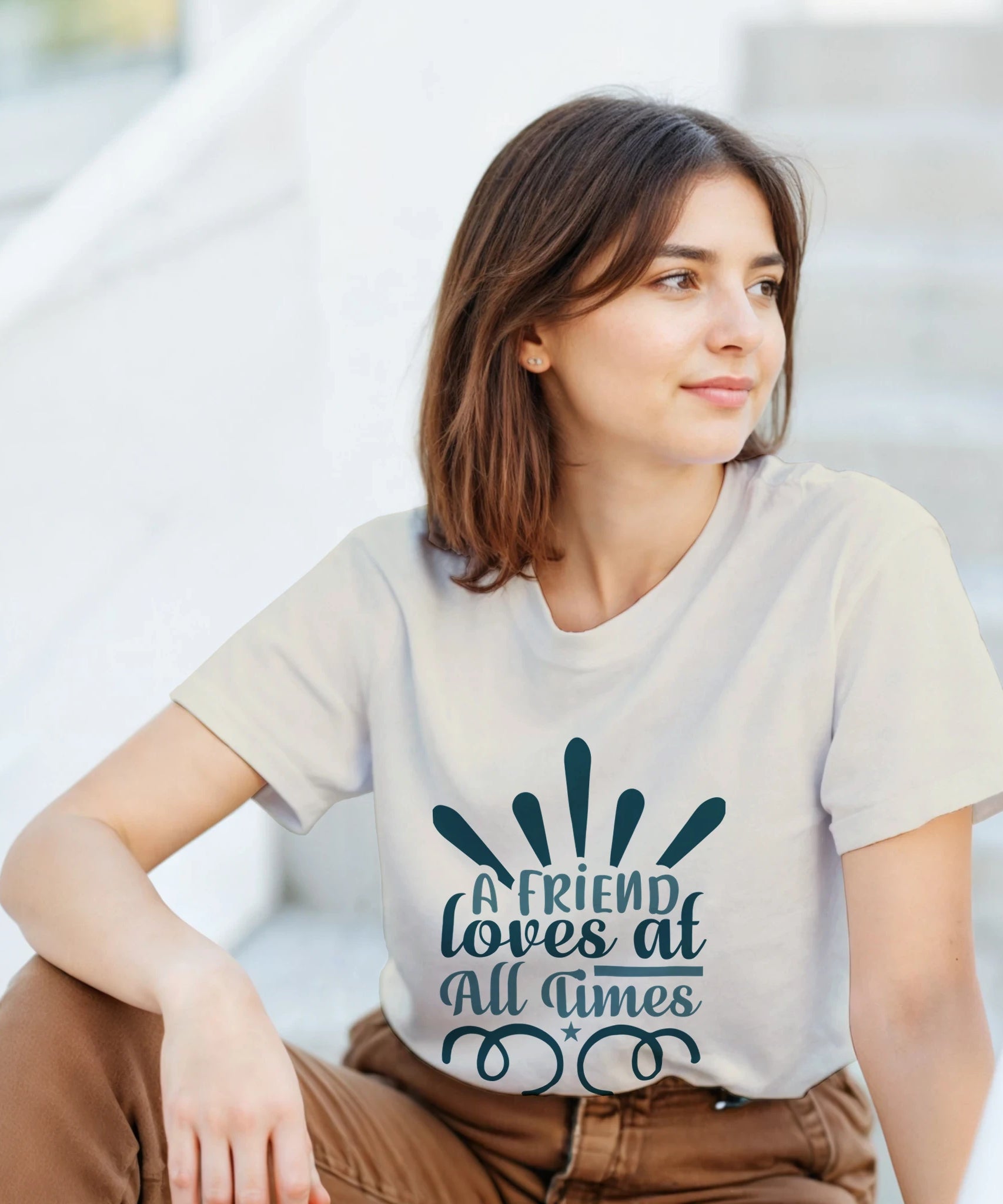 Minimalist “A Friend Loves” Unisex T-Shirt