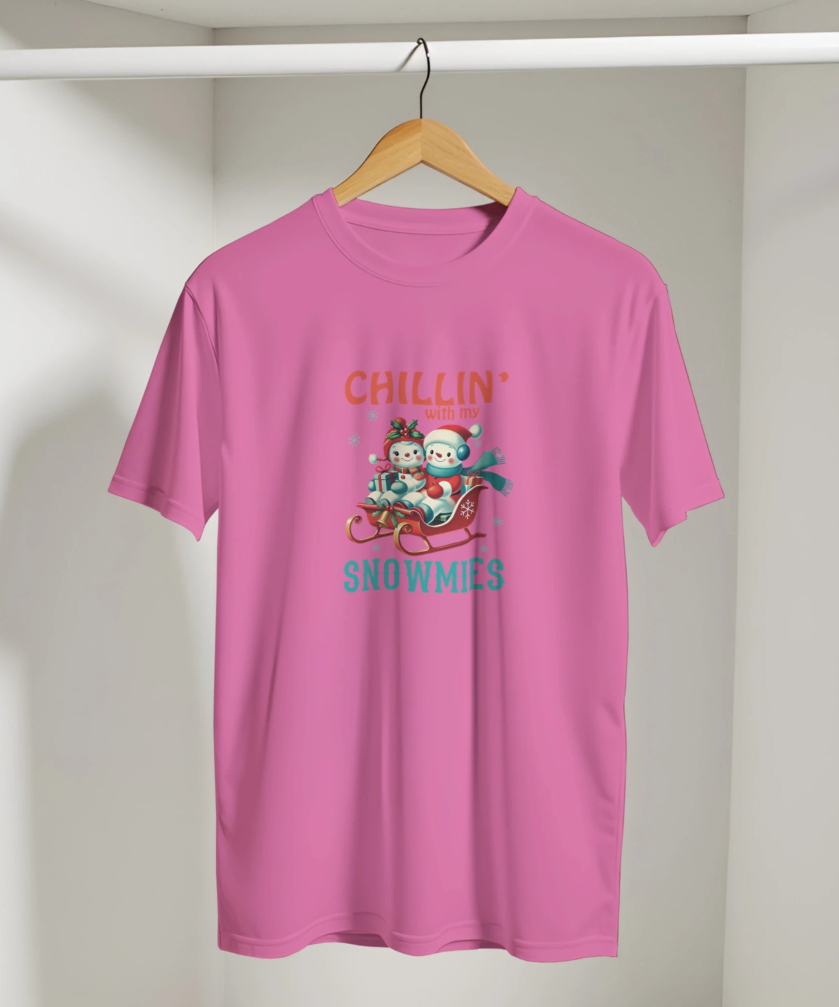 Retro Snowman Holiday Christmas T-Shirt | Gallory Hive