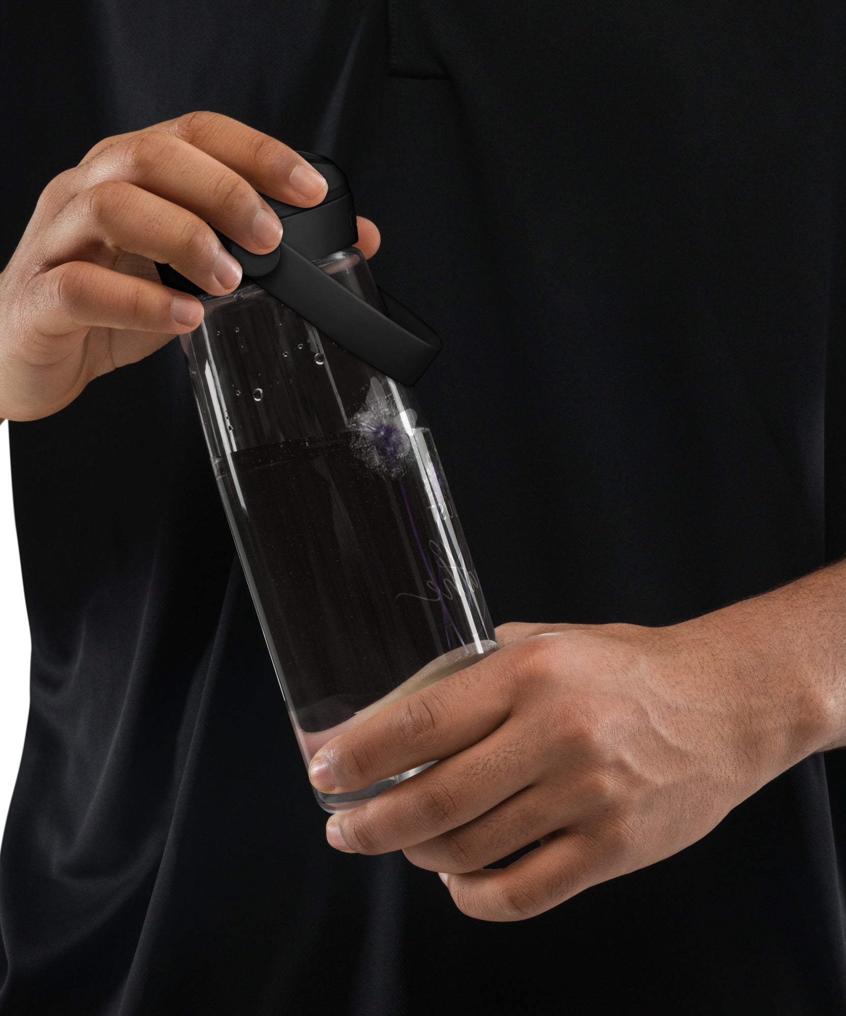 Just Breathe Flip Straw Water Bottle | Gallory Hive