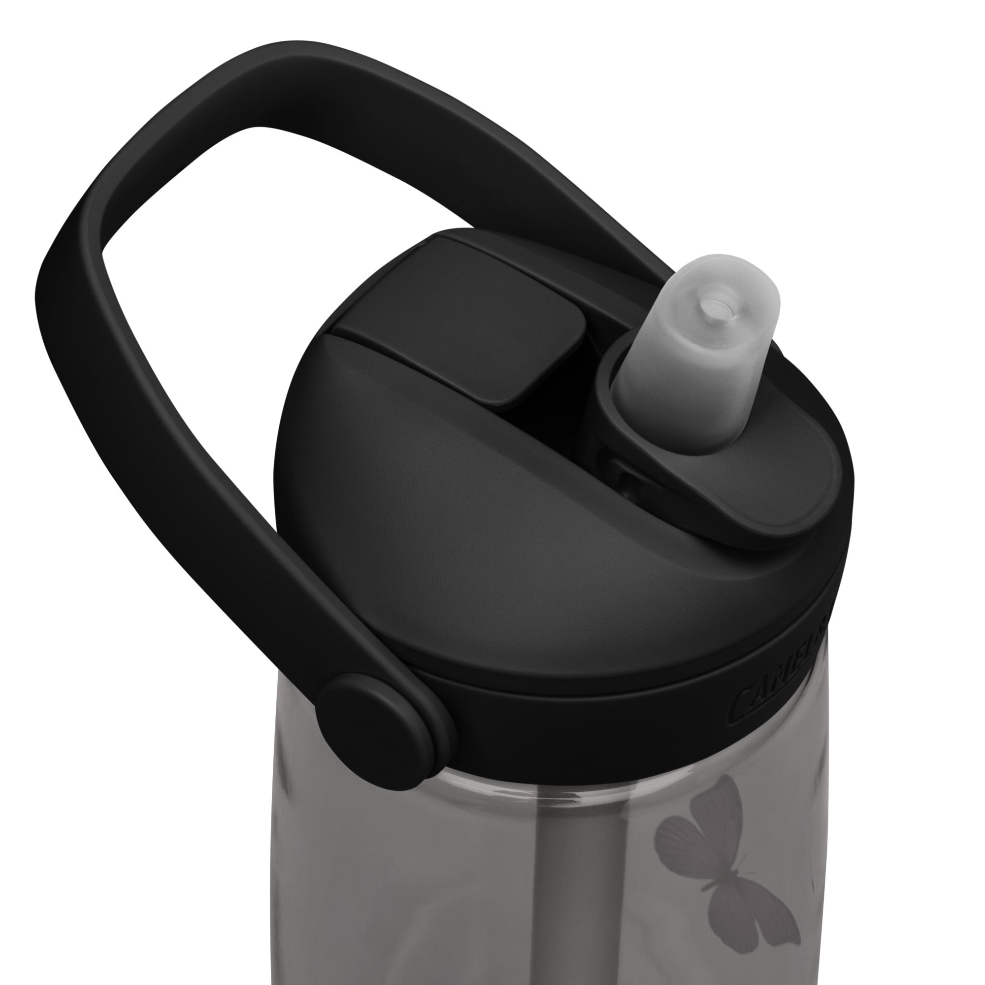 Just Breathe Flip Straw Water Bottle | Gallory Hive