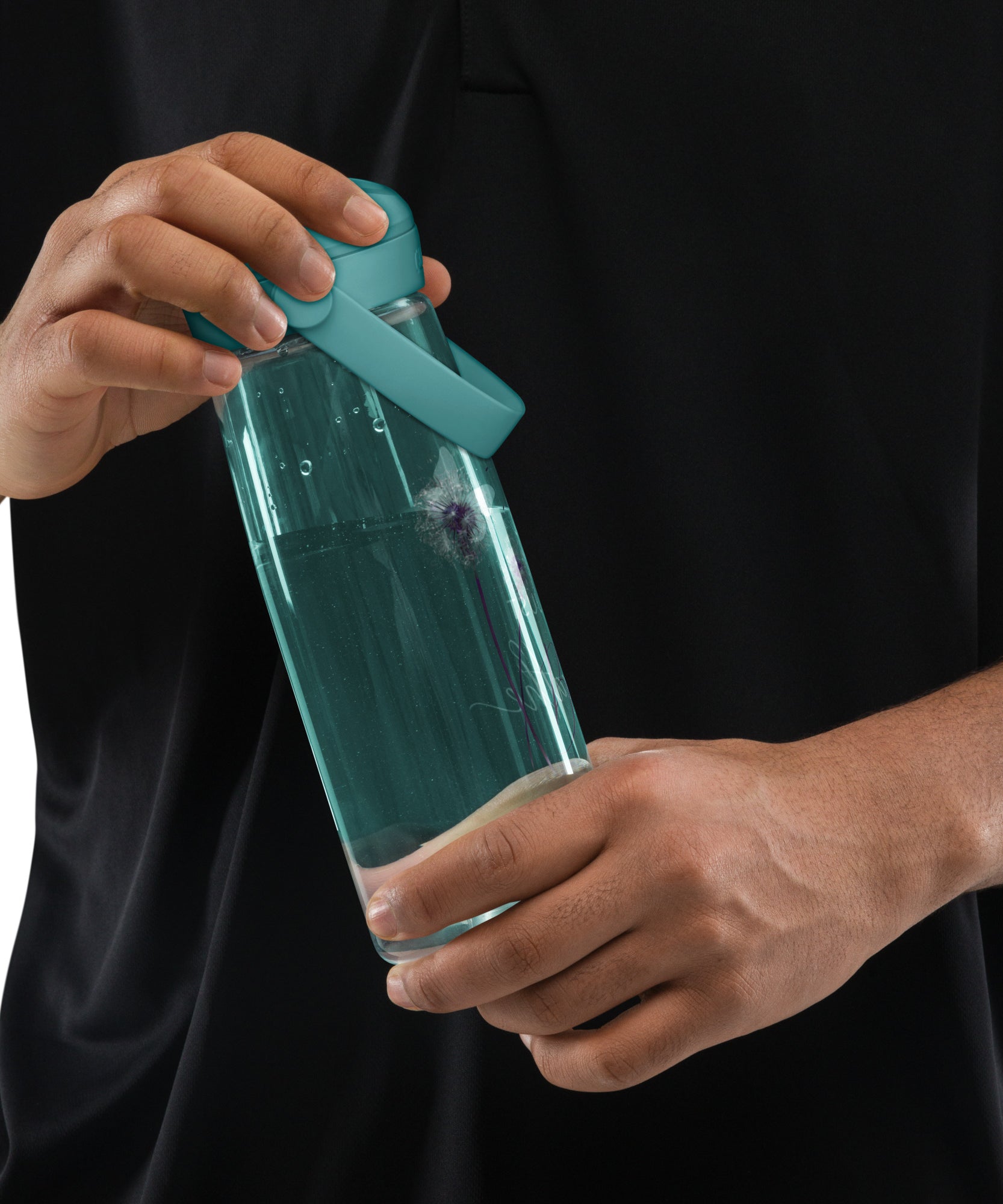 Just Breathe Flip Straw Water Bottle | Gallory Hive