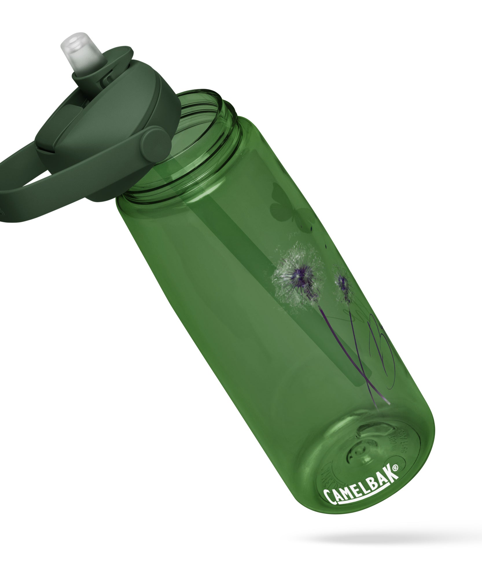 Just Breathe Flip Straw Water Bottle | Gallory Hive