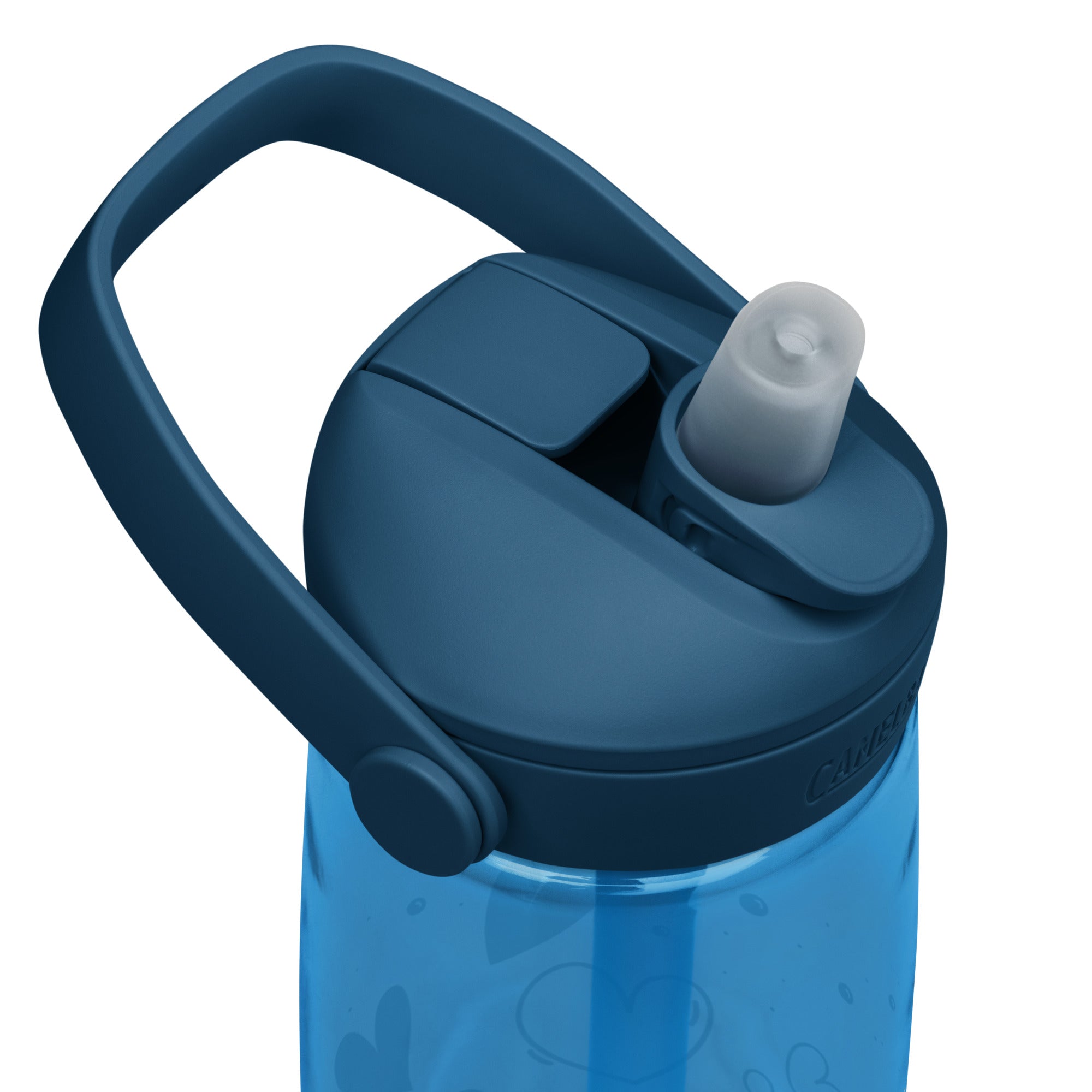 Cute Hearts Flip Straw Water Bottle | Gallory Hive