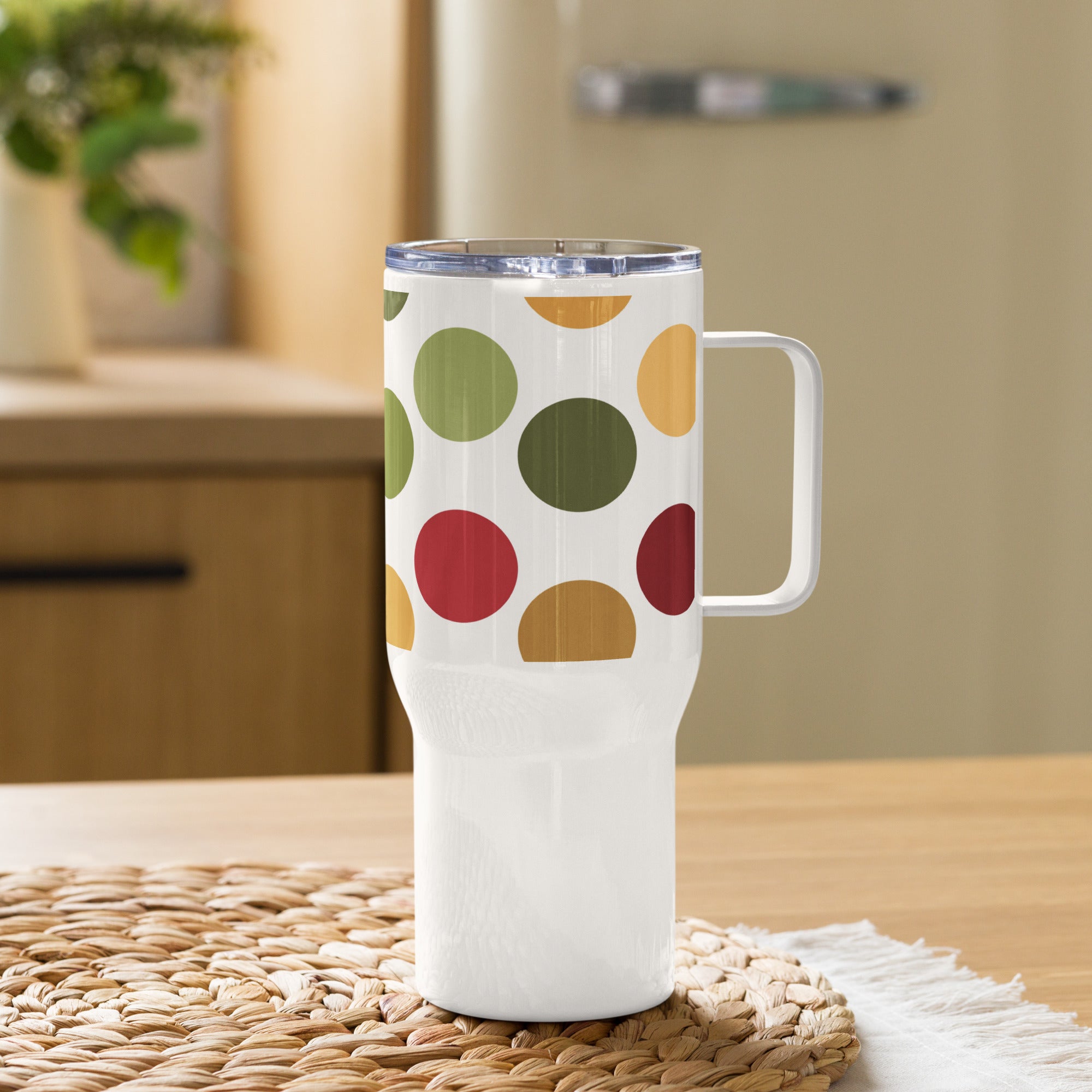 Travel mug with a handle | Gallory Hive