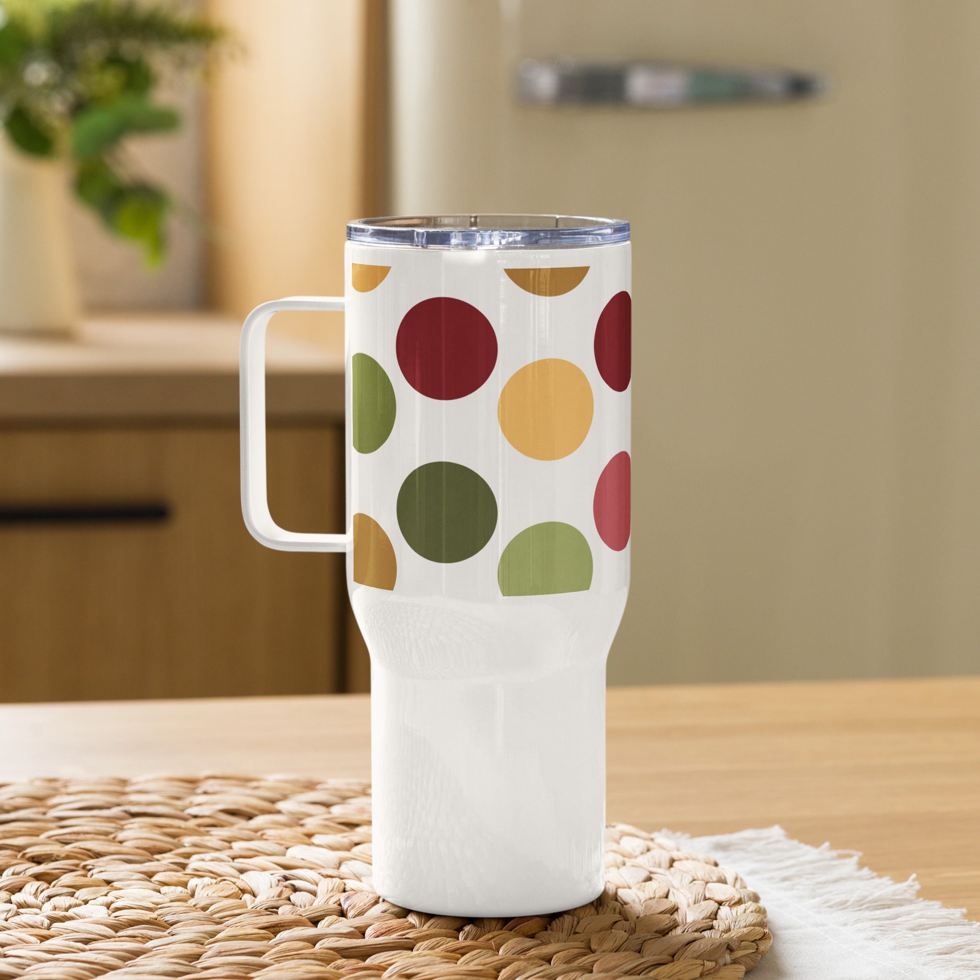 Travel mug with a handle | Gallory Hive