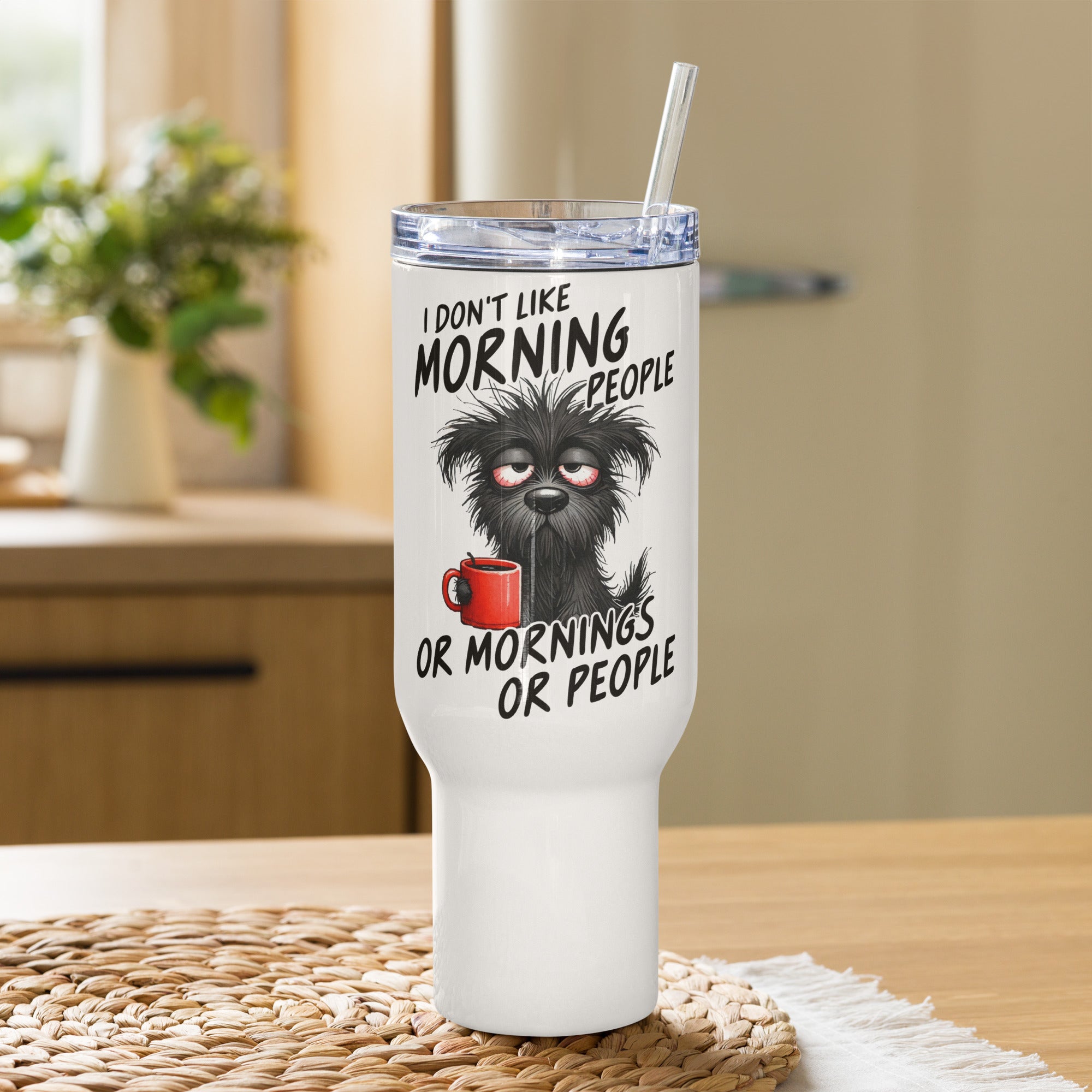 Sleepy Dog Coffee Lover Travel Mug | Gallory Hive