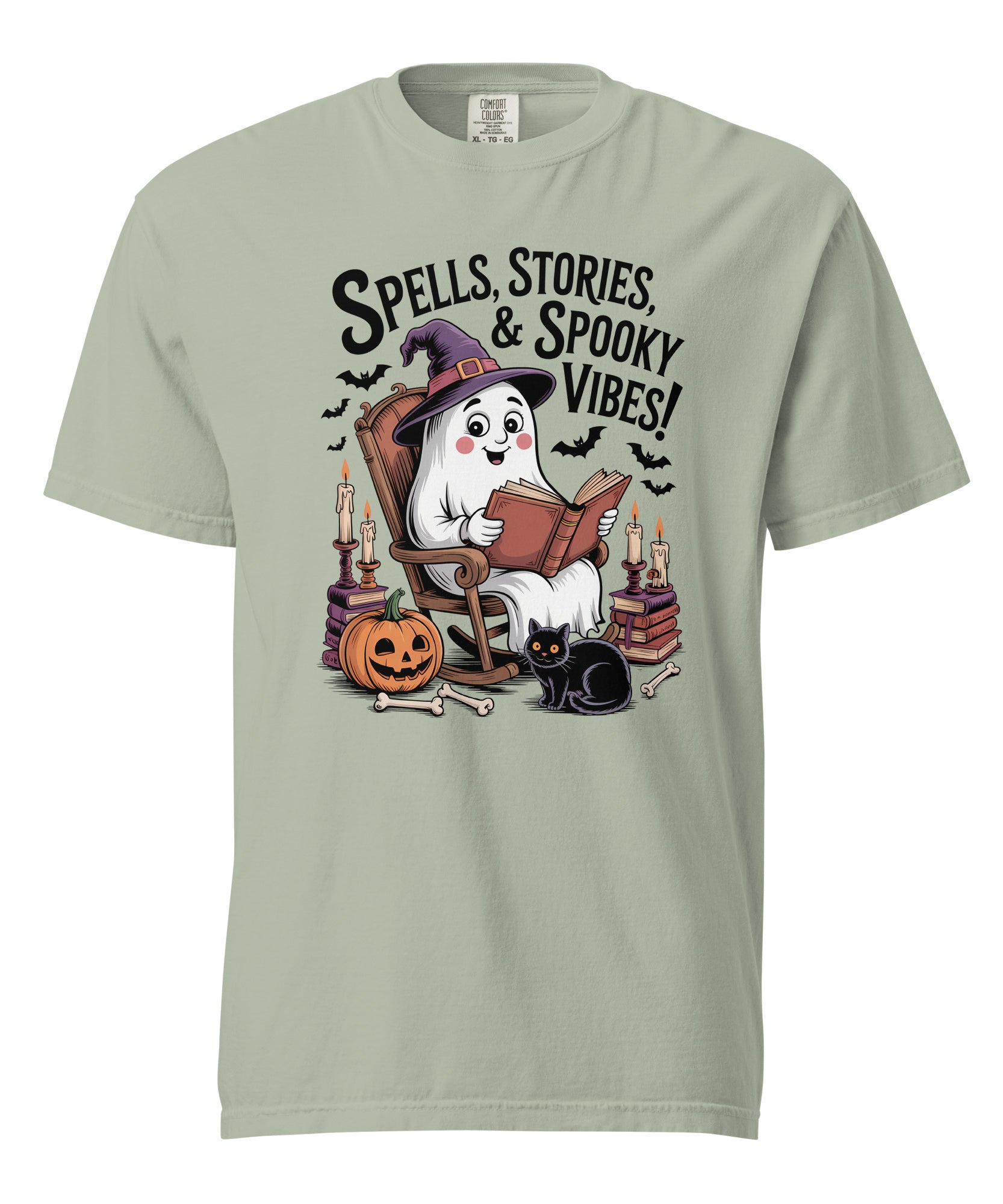 Spooky Storytime Ghost Halloween Shirt | Gallory Hive