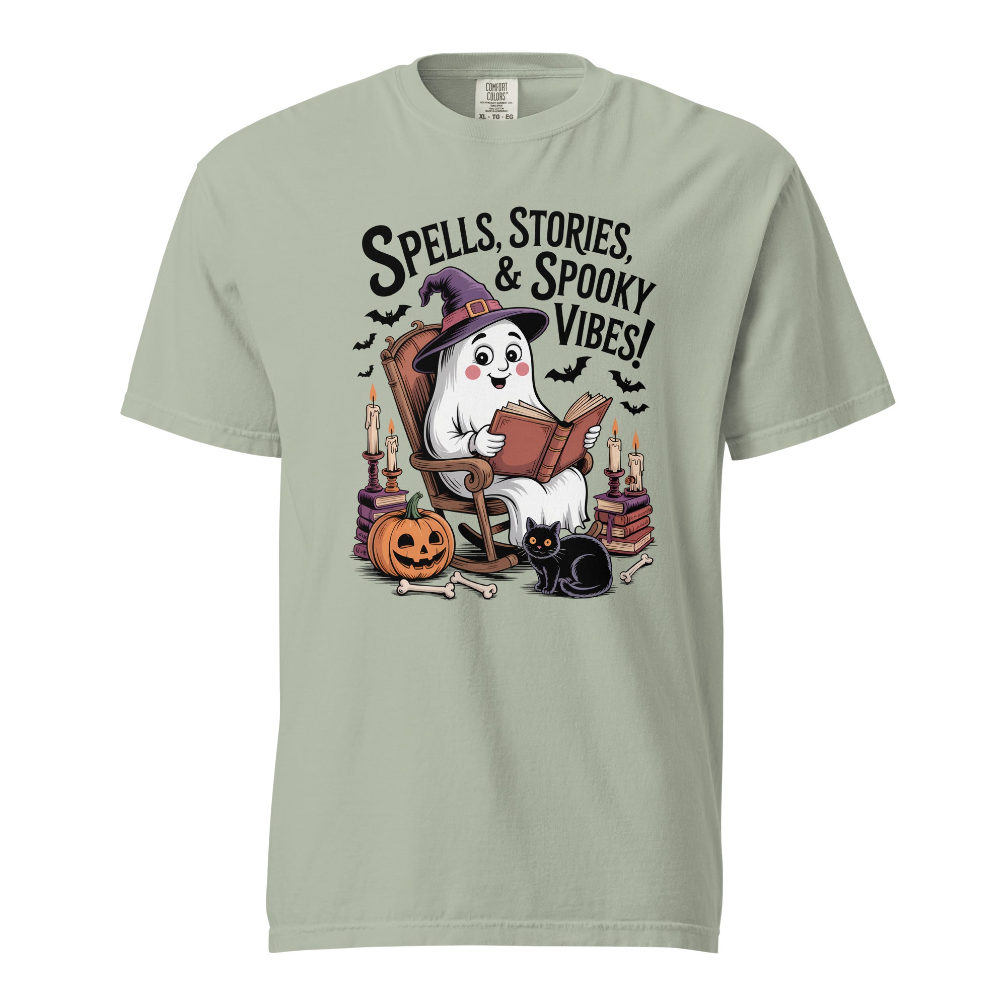 Spooky Storytime Ghost Halloween Shirt | Gallory Hive