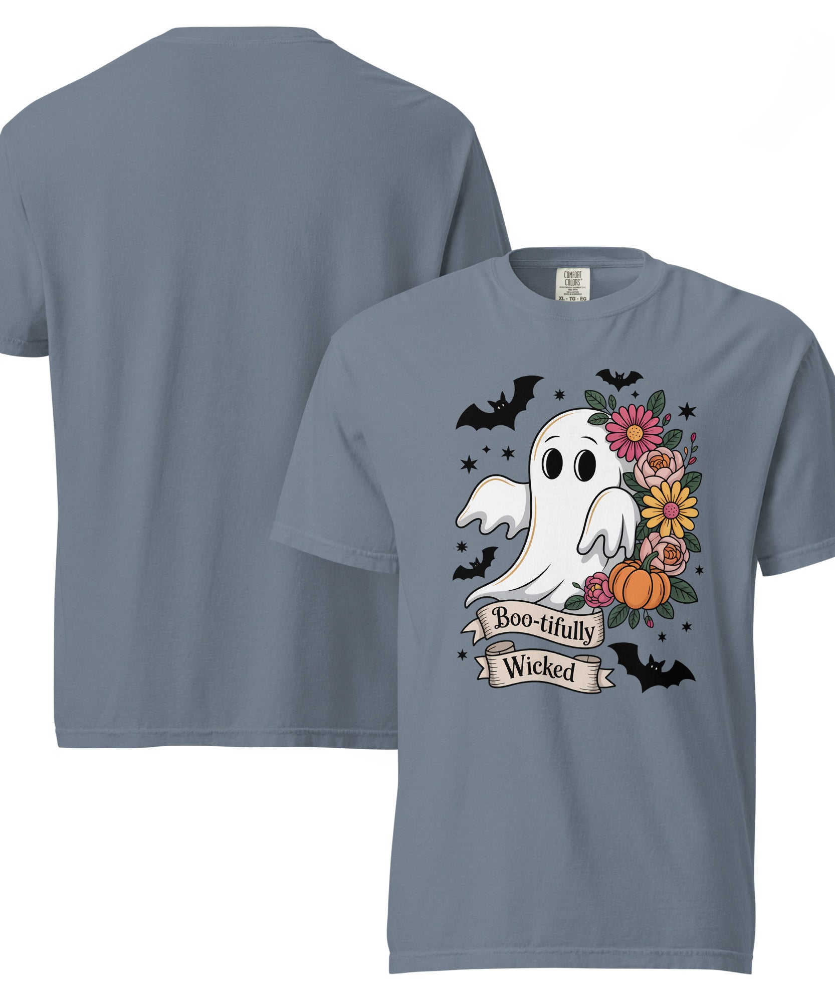 Boo-tifully Wicked Ghost Halloween Tee | Gallory Hive