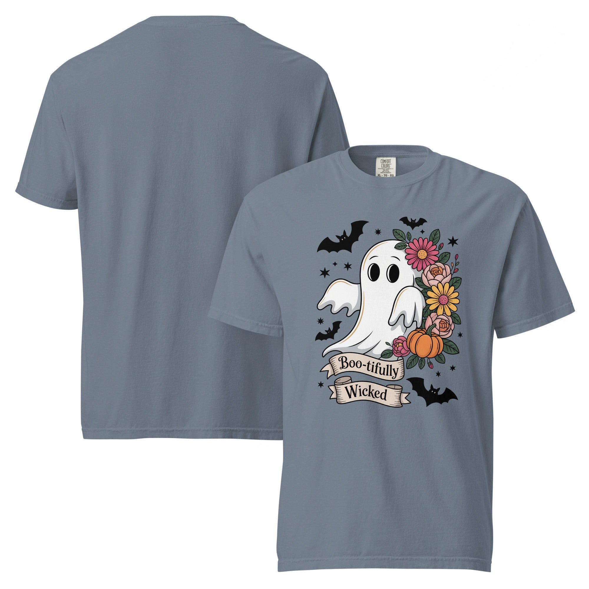 Boo-tifully Wicked Ghost Halloween Tee | Gallory Hive