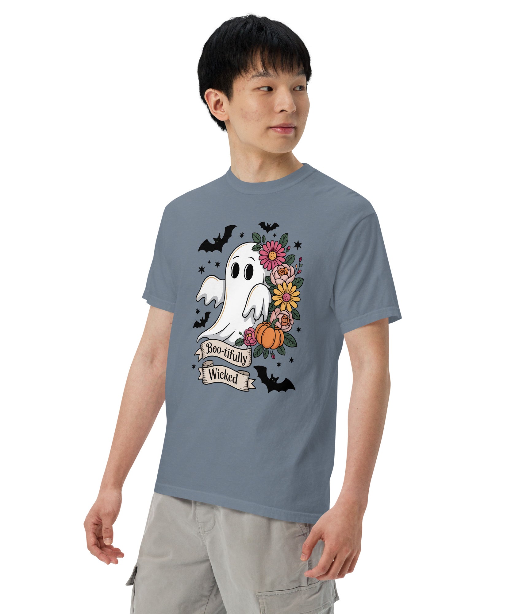 Boo-tifully Wicked Ghost Halloween Tee | Gallory Hive