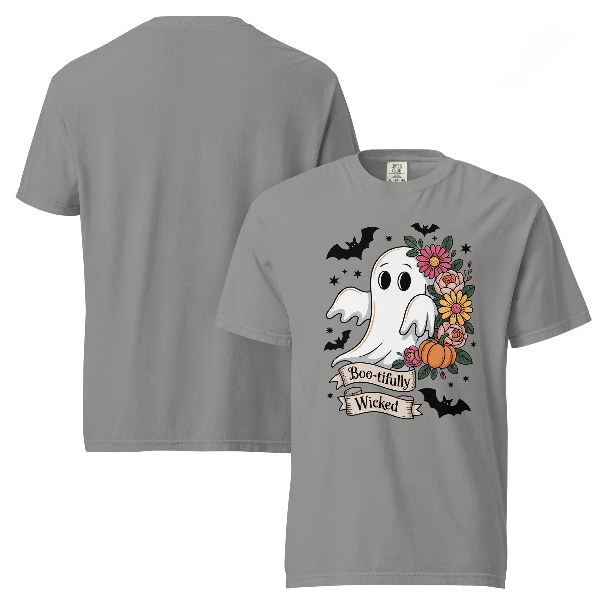 Boo-tifully Wicked Ghost Halloween Tee | Gallory Hive