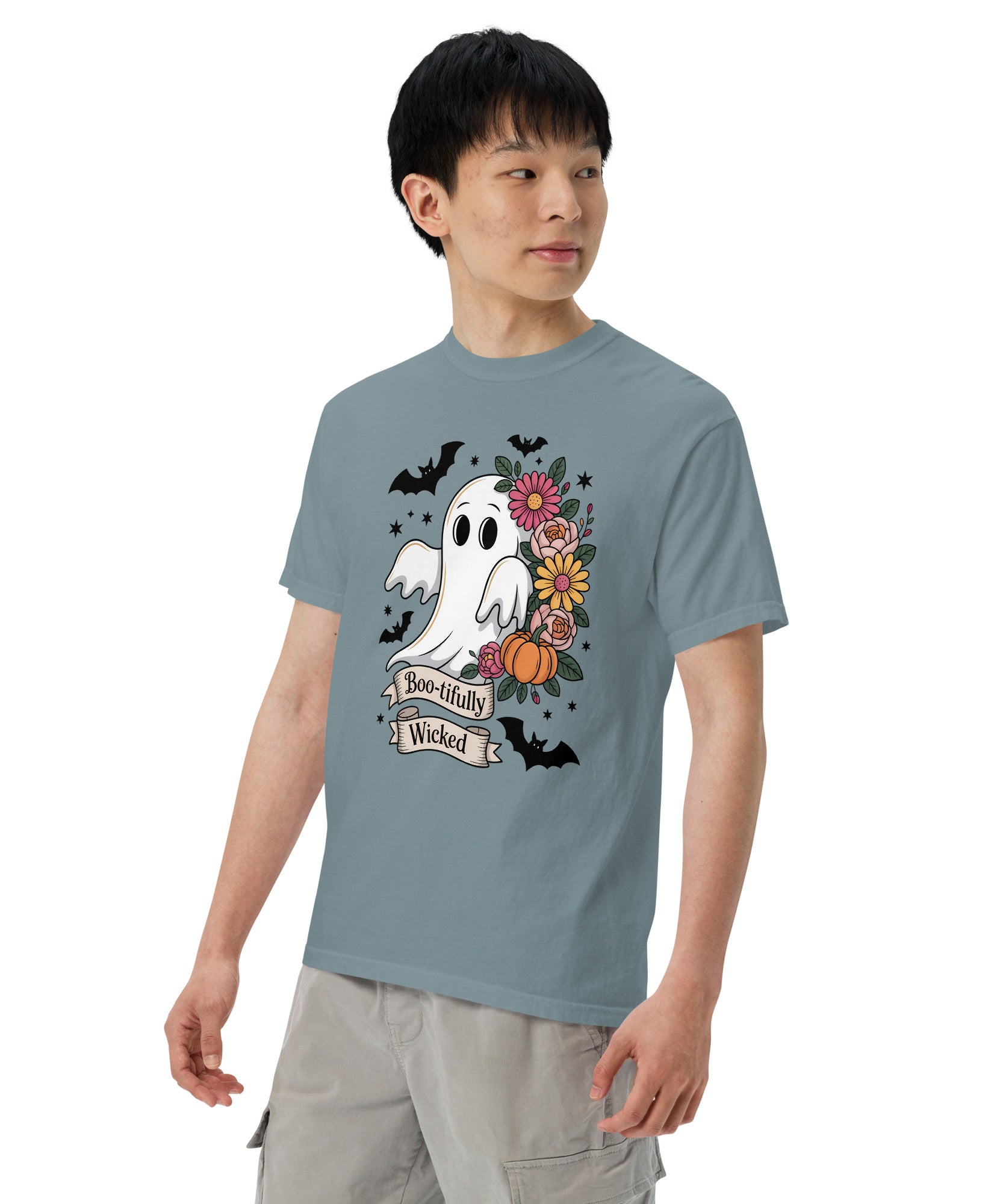 Boo-tifully Wicked Ghost Halloween Tee | Gallory Hive