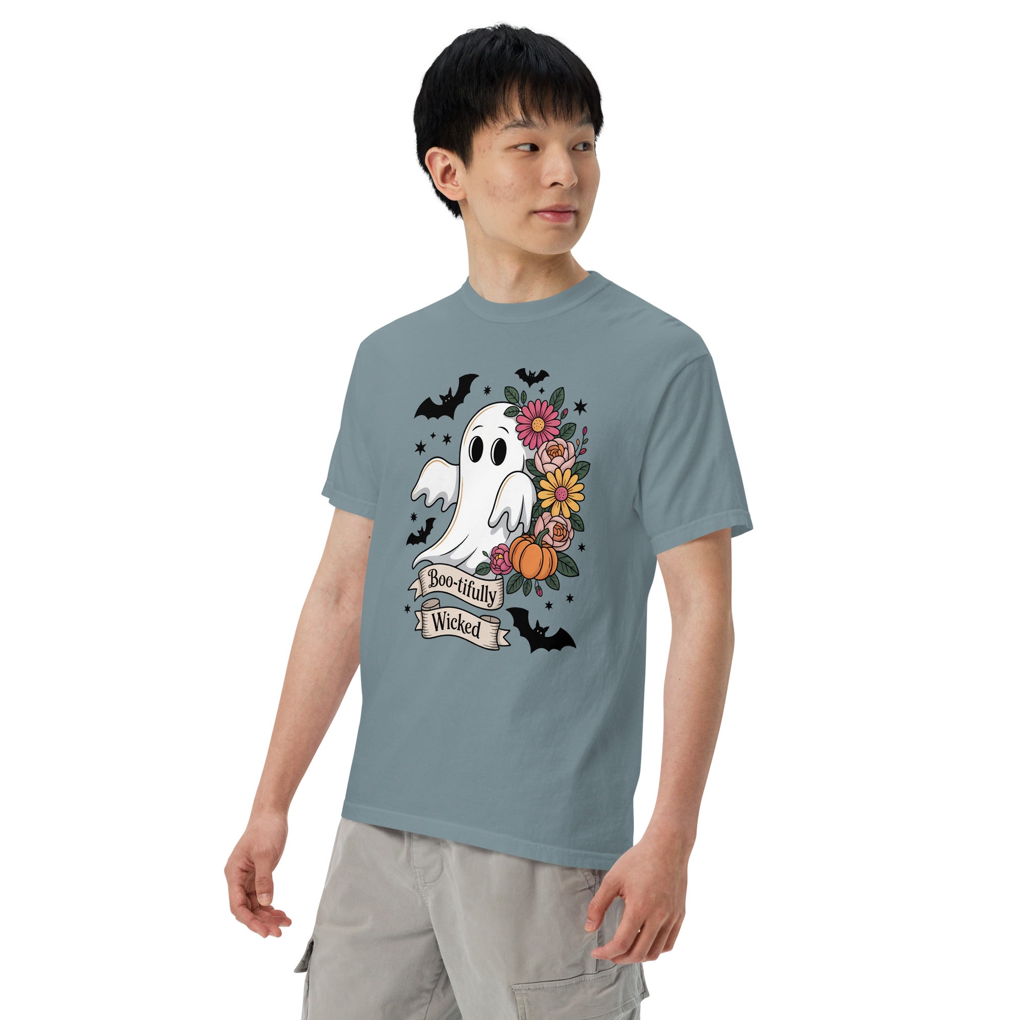 Boo-tifully Wicked Ghost Halloween Tee | Gallory Hive