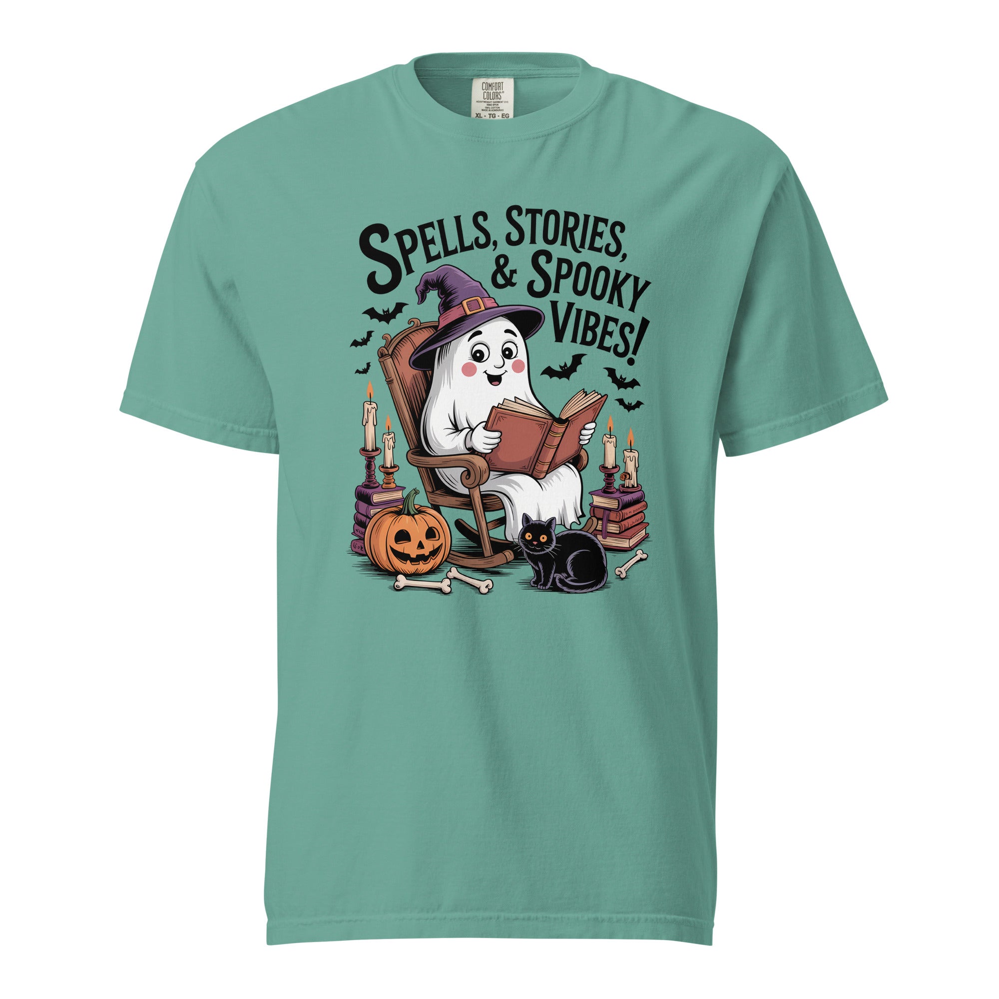 Spooky Storytime Ghost Halloween Shirt | Gallory Hive