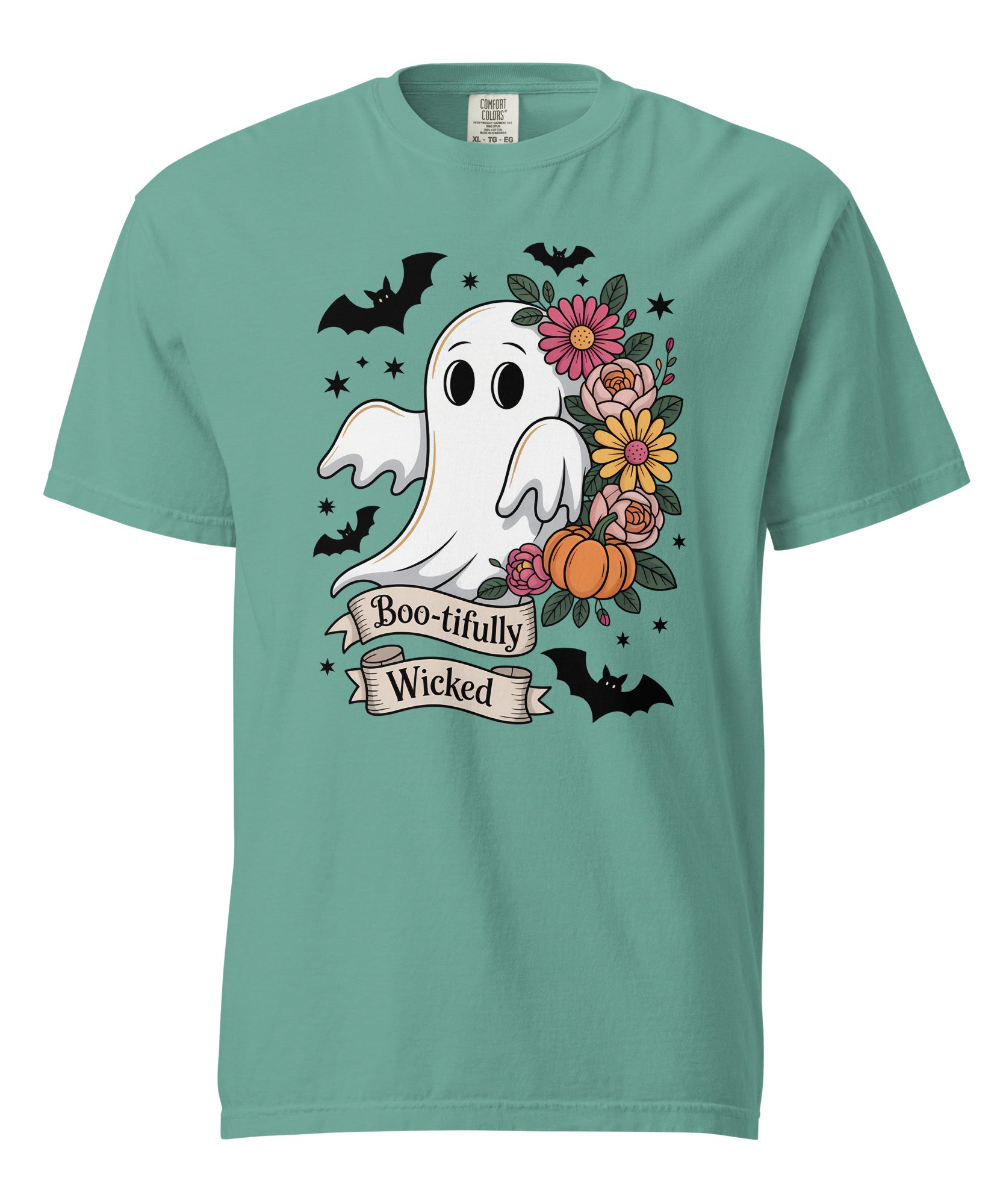 Boo-tifully Wicked Ghost Halloween Tee | Gallory Hive