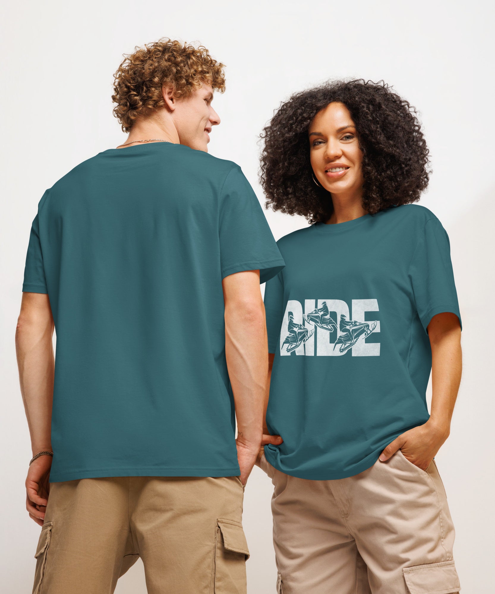 Ride Winter Sports Organic Cotton T-Shirt | Gallory Hive