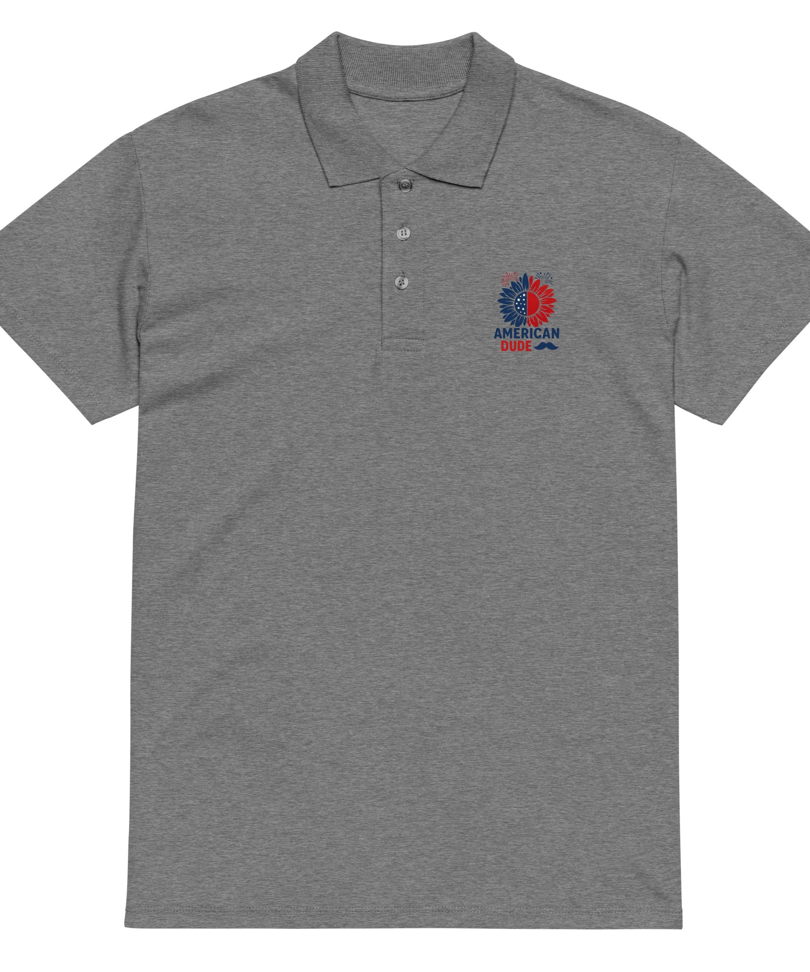 American Dude Patriotic Unisex Polo Shirt | Gallory Hive