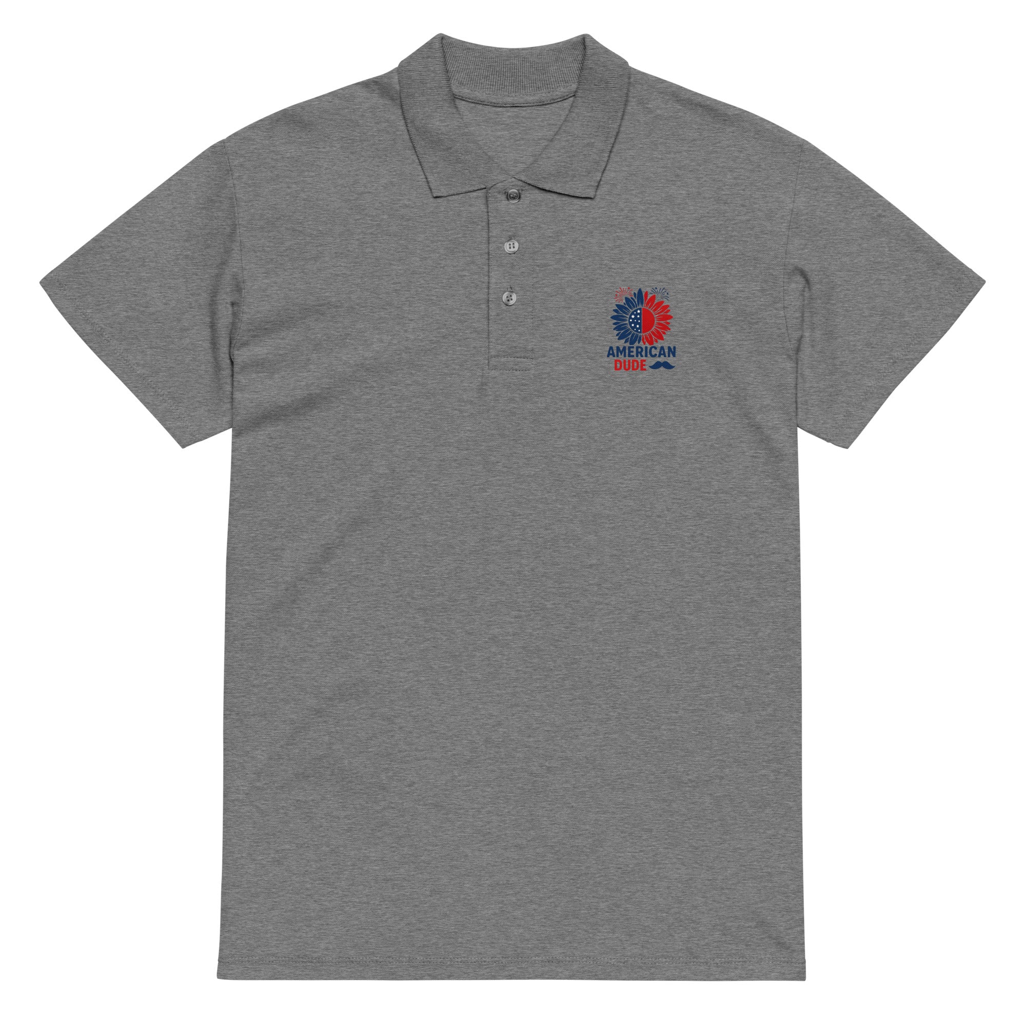American Dude Patriotic Unisex Polo Shirt | Gallory Hive