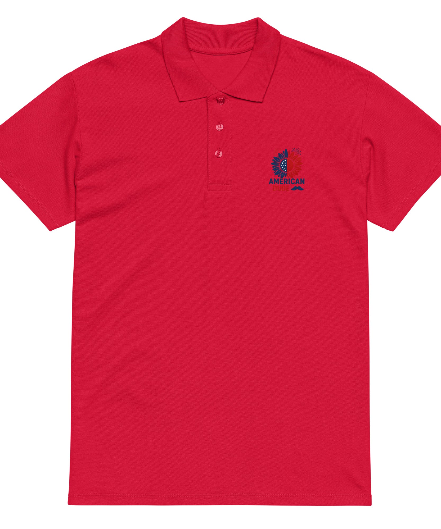 American Dude Patriotic Unisex Polo Shirt | Gallory Hive