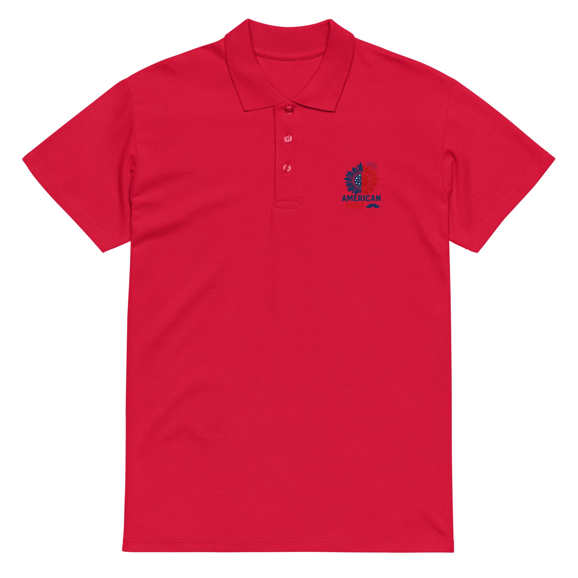 American Dude Patriotic Unisex Polo Shirt | Gallory Hive