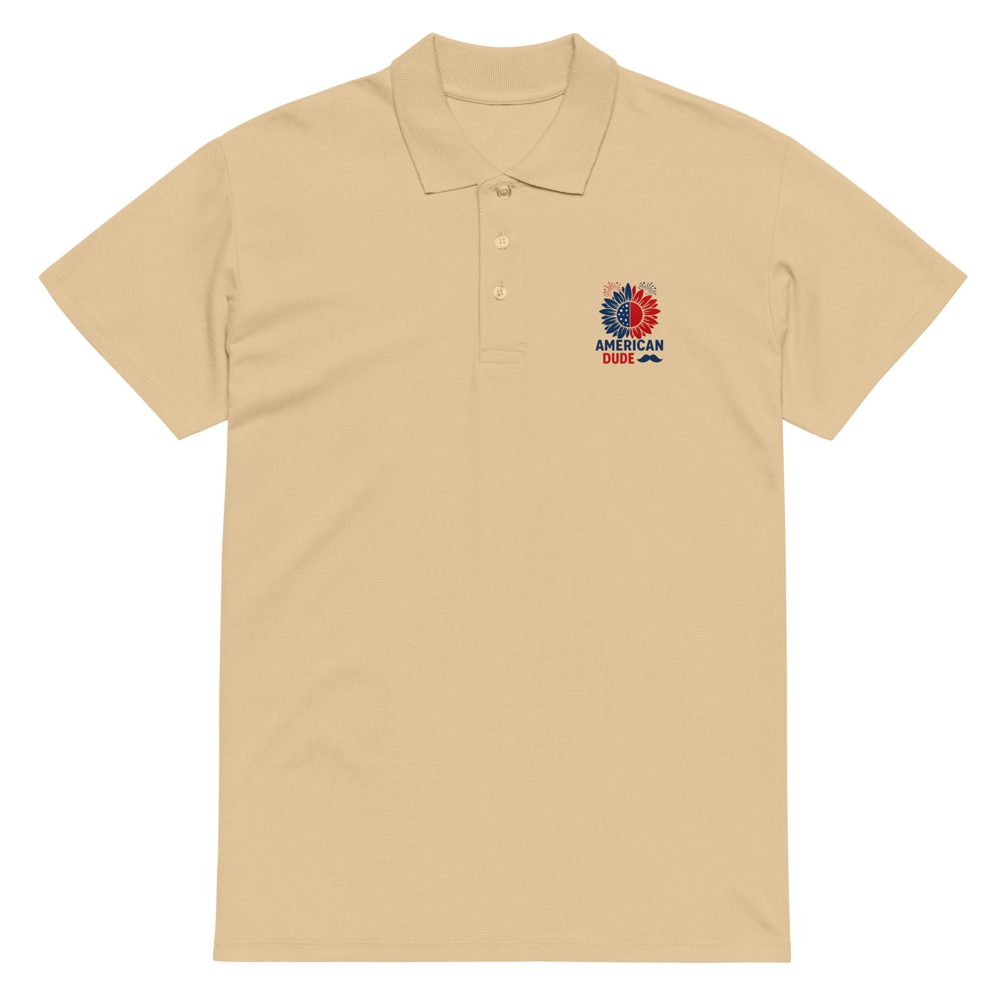 American Dude Patriotic Unisex Polo Shirt | Gallory Hive