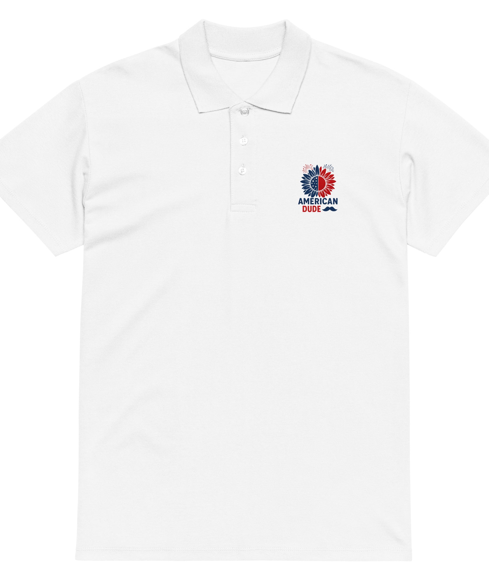 American Dude Patriotic Unisex Polo Shirt | Gallory Hive