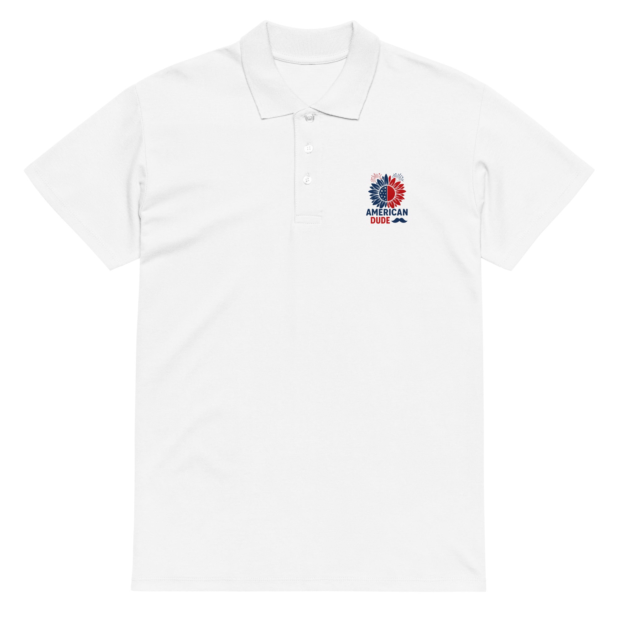 American Dude Patriotic Unisex Polo Shirt | Gallory Hive