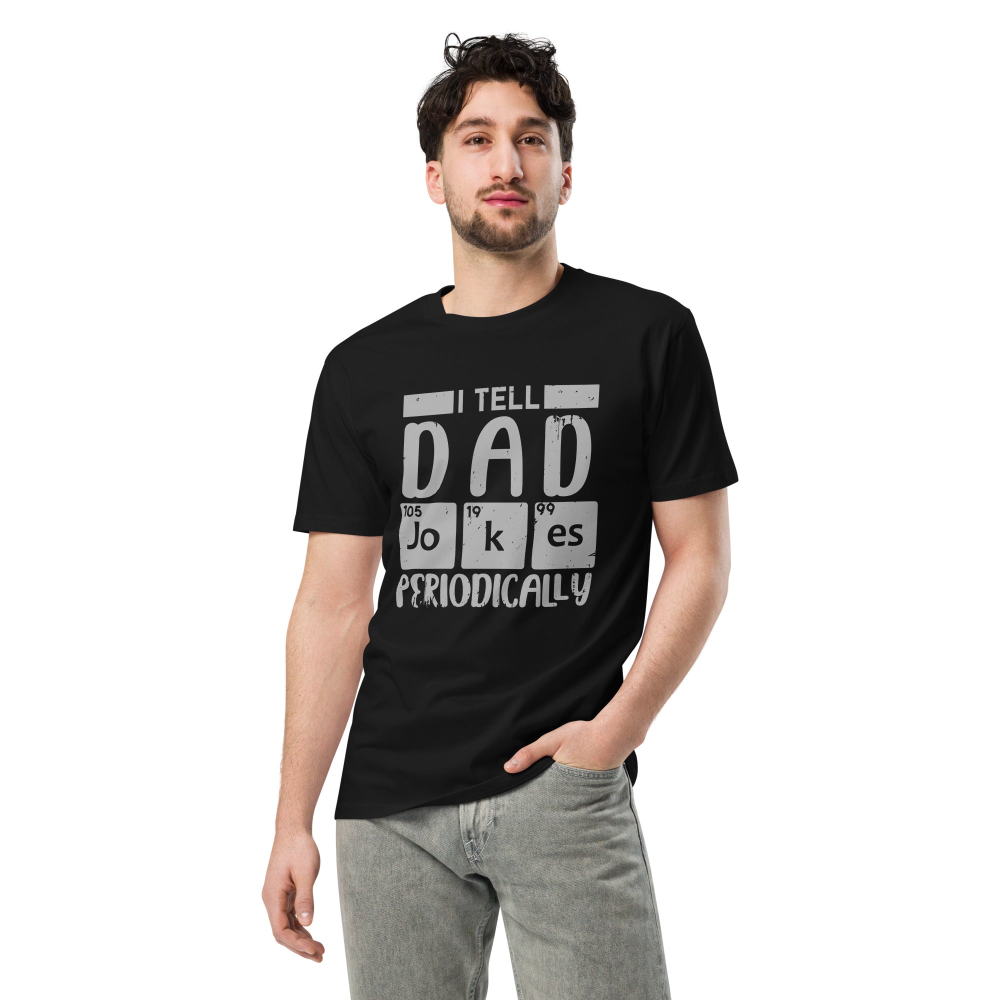 Dad Jokes Premium Cotton Unisex T-Shirt | Gallory Hive