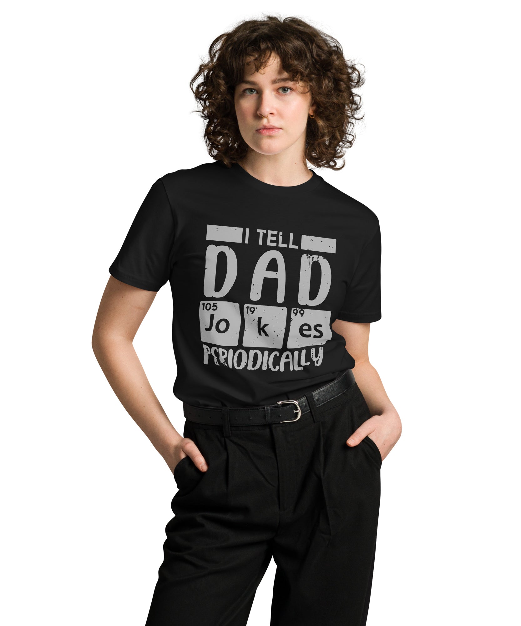 Dad Jokes Premium Cotton Unisex T-Shirt | Gallory Hive