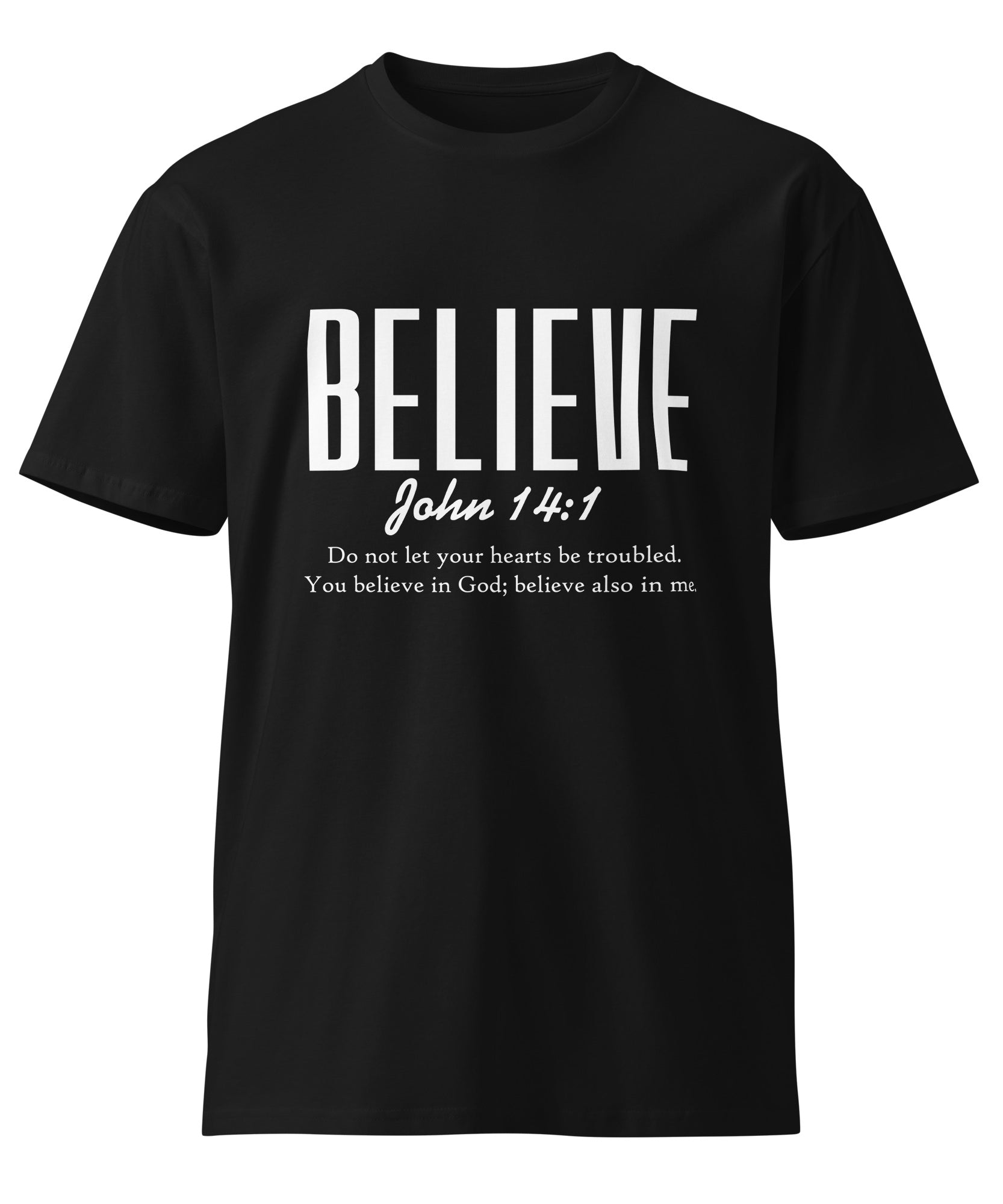 Believe Inspirational Unisex Premium Cotton T-Shirt | Gallory Hive