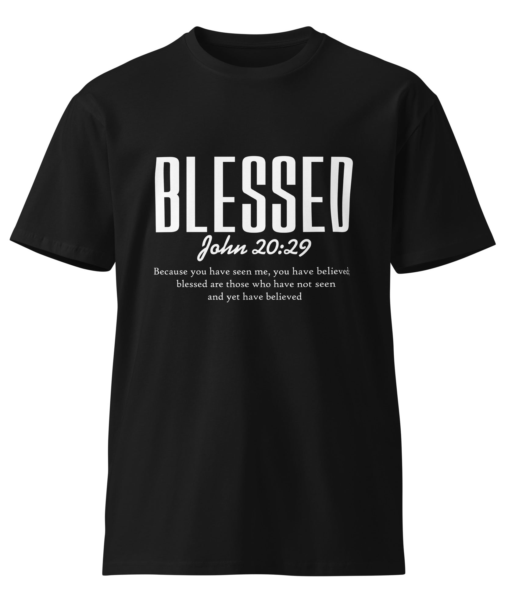 Blessed Faith Inspirational Unisex Premium Cotton T-Shirt | Gallory Hive