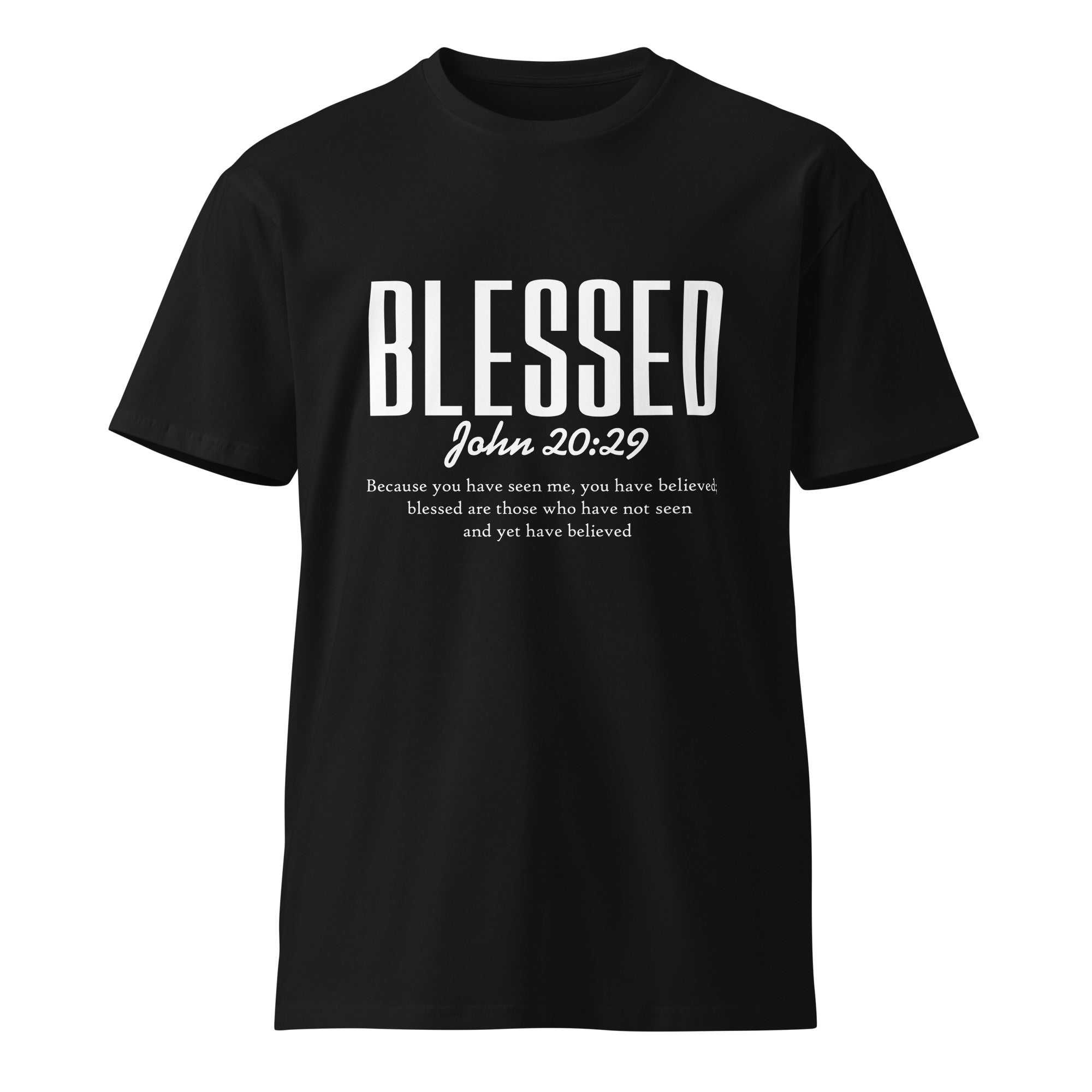 Blessed Faith Inspirational Unisex Premium Cotton T-Shirt | Gallory Hive