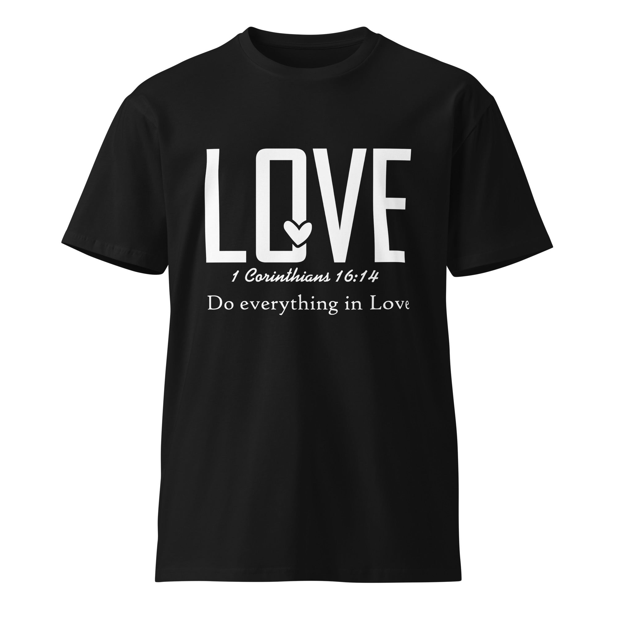 Love Faith Inspirational Premium Unisex Cotton T-Shirt | Gallory Hive