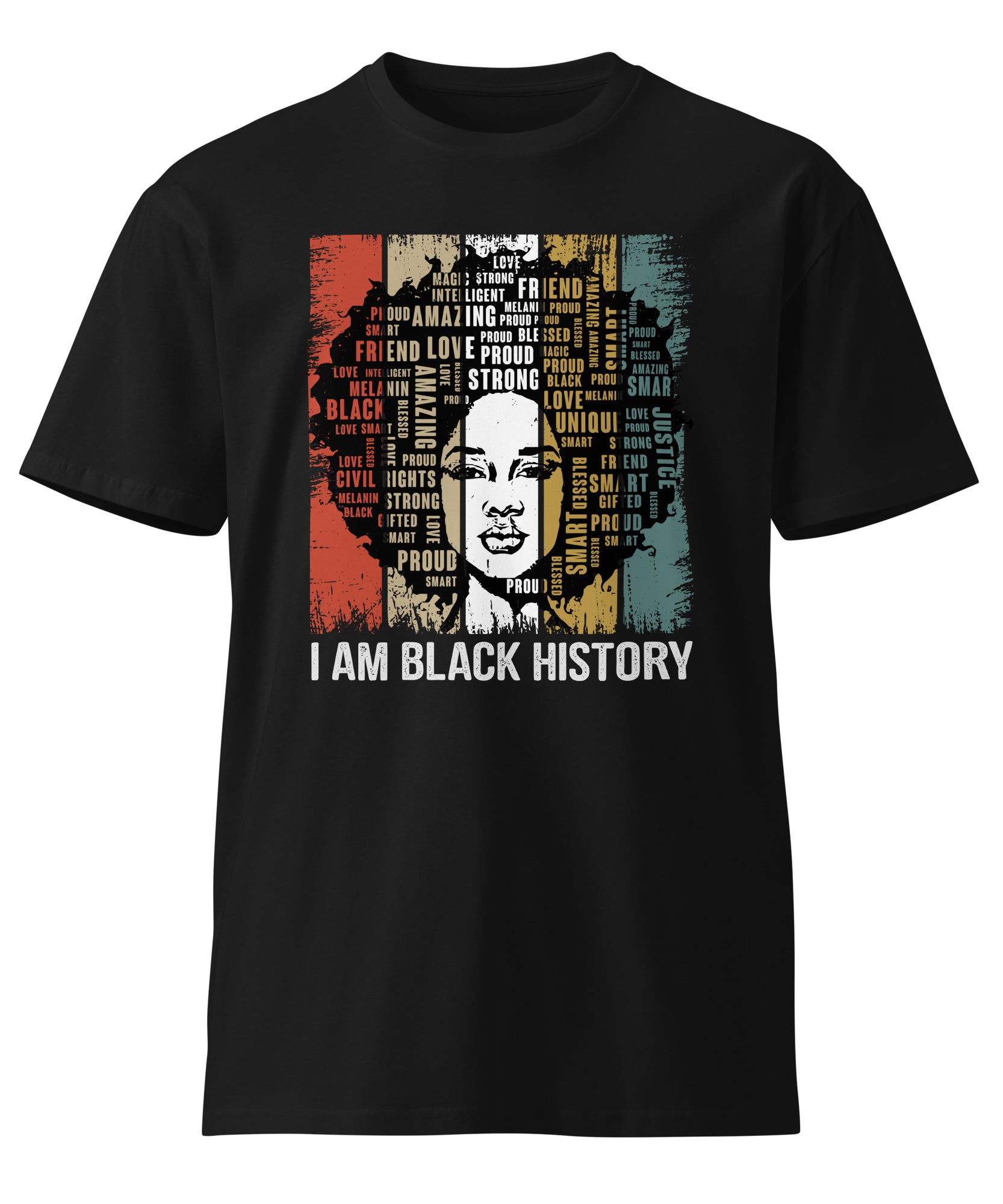 Black History Pride Premium Unisex Cotton T-Shirt | Gallory Hive
