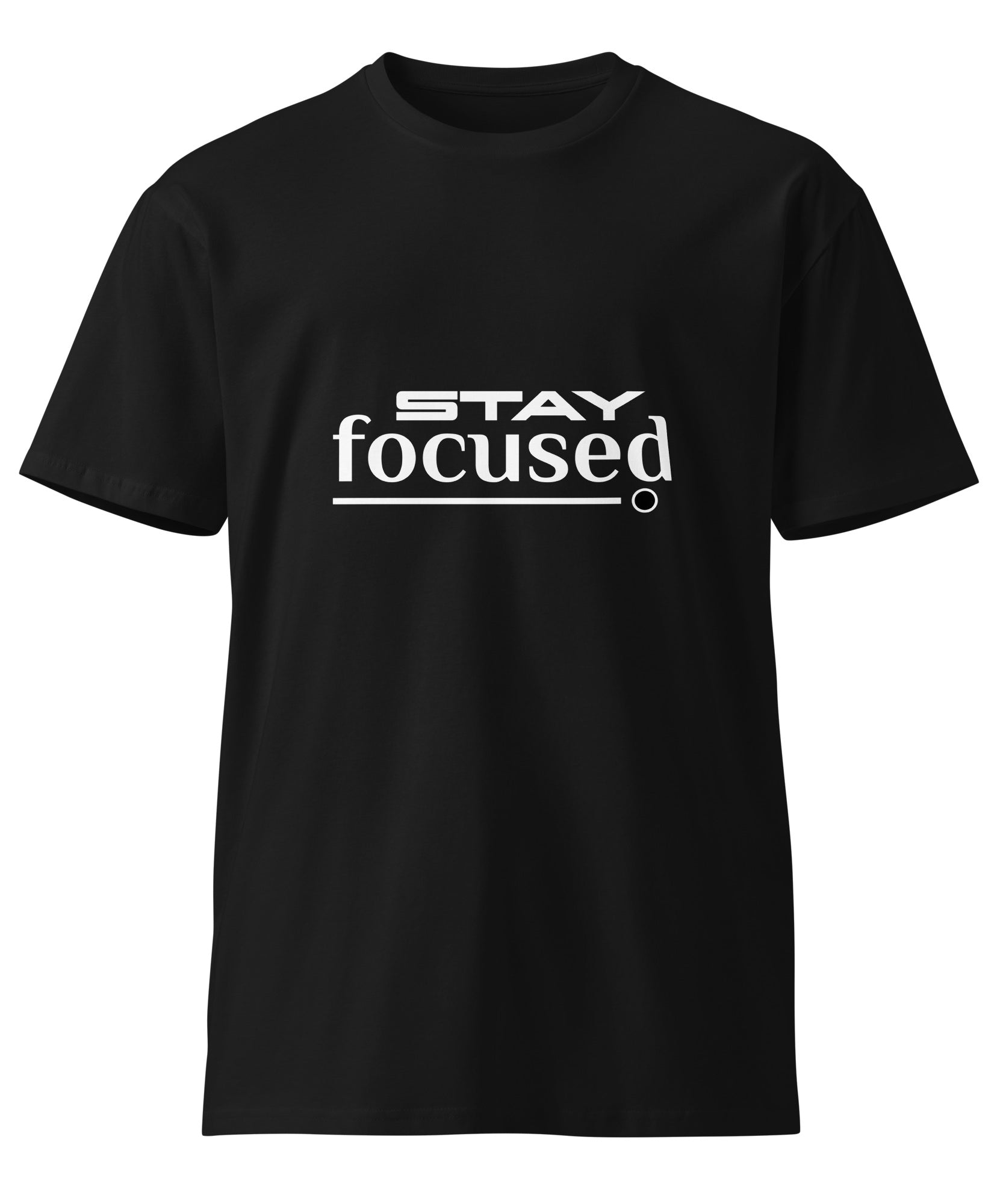 Stay Focused Unisex Premium Cotton T-Shirt | Gallory Hive