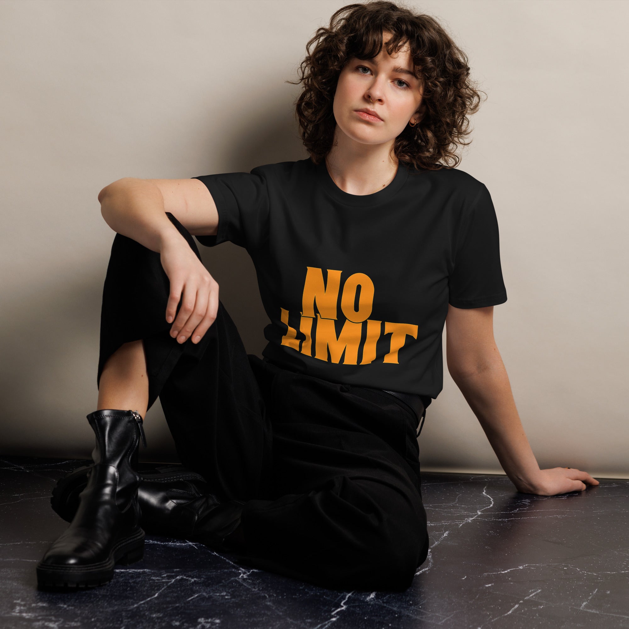 NO LIMIT Premium Unisex Cotton T-Shirt | Gallory Hive