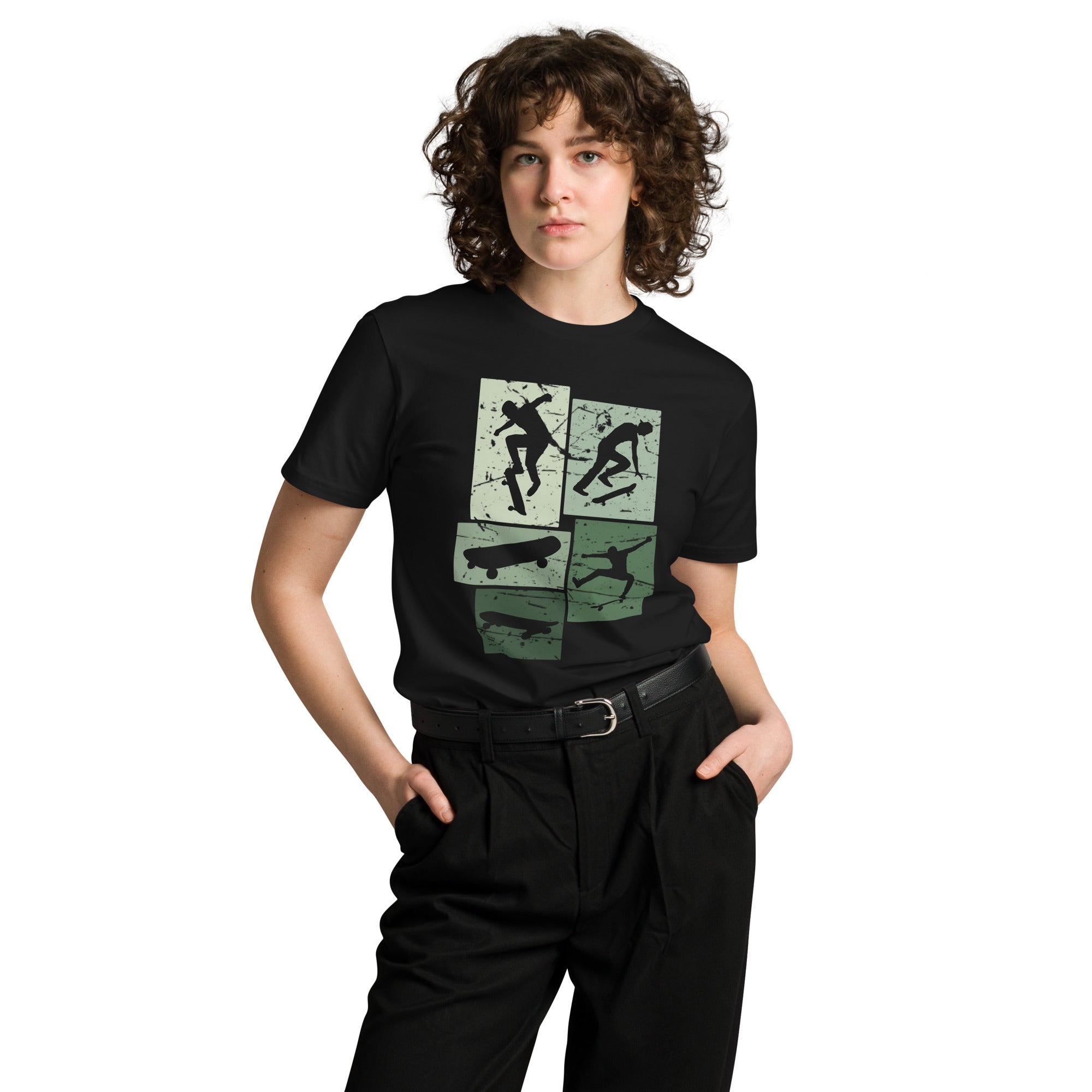 Vintage Skateboarding Cotton Premium T-Shirt | Gallory Hive