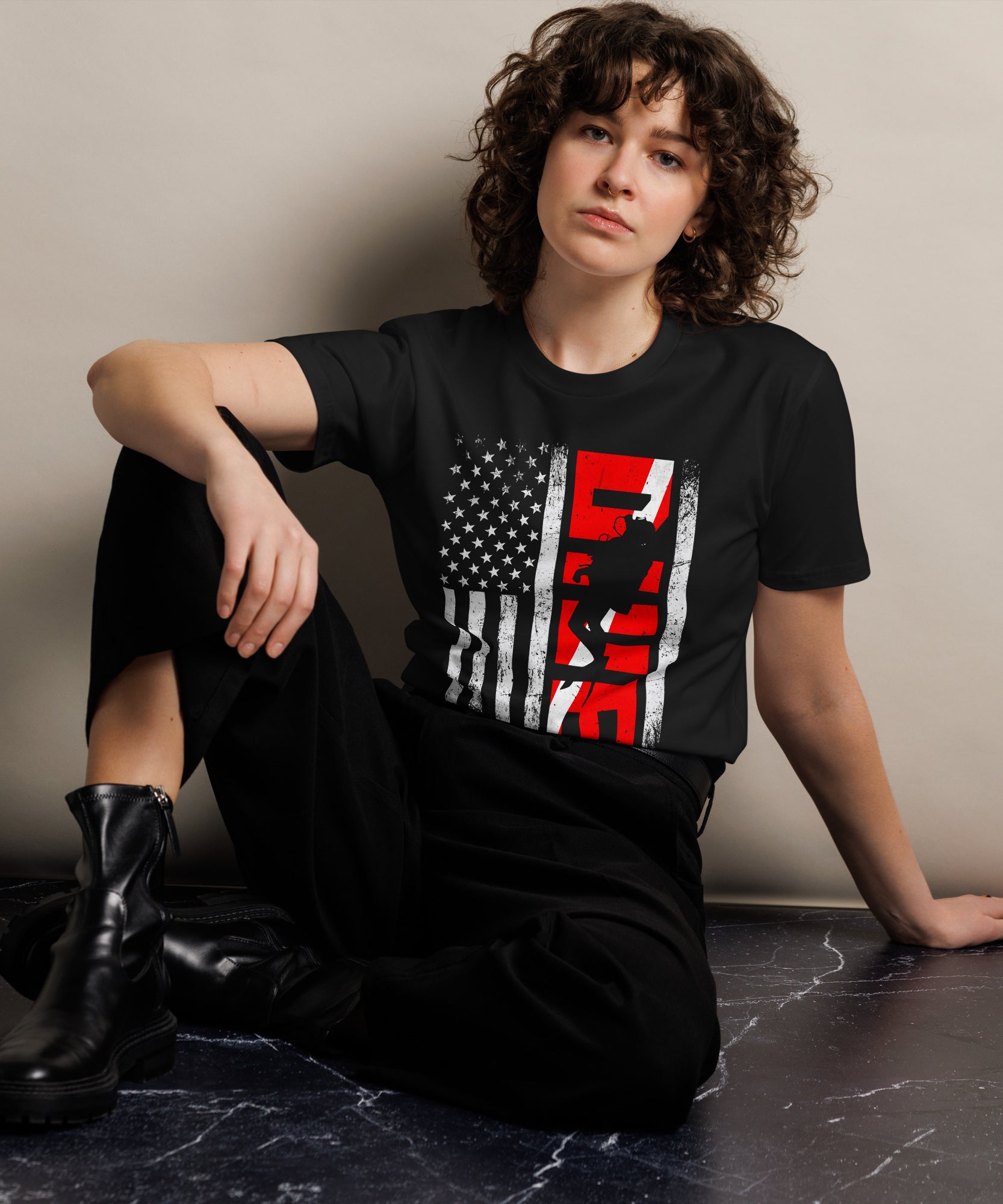 Scuba Dive Unisex Premium Cotton T-Shirt | Gallory Hive