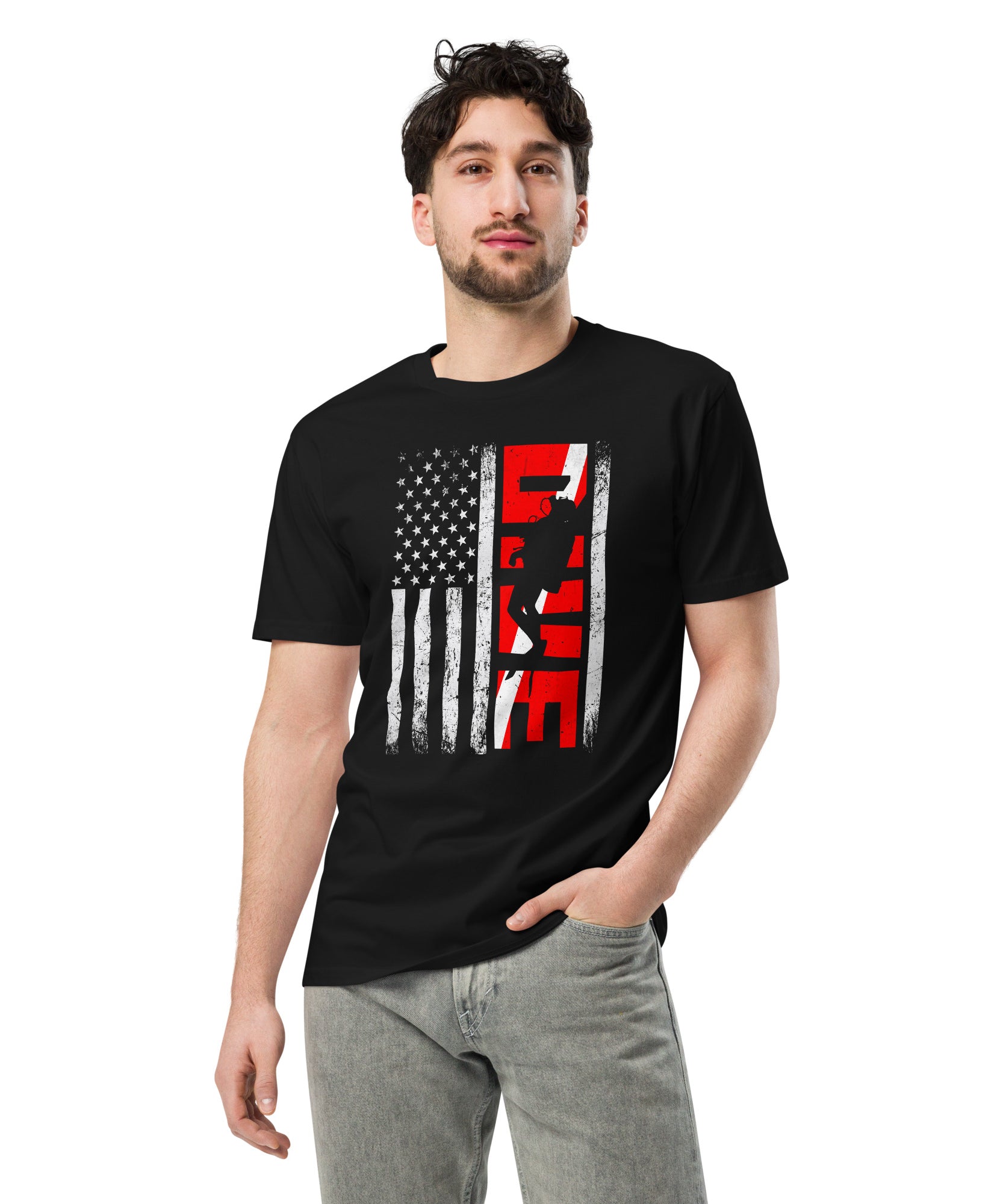 Scuba Dive Unisex Premium Cotton T-Shirt | Gallory Hive