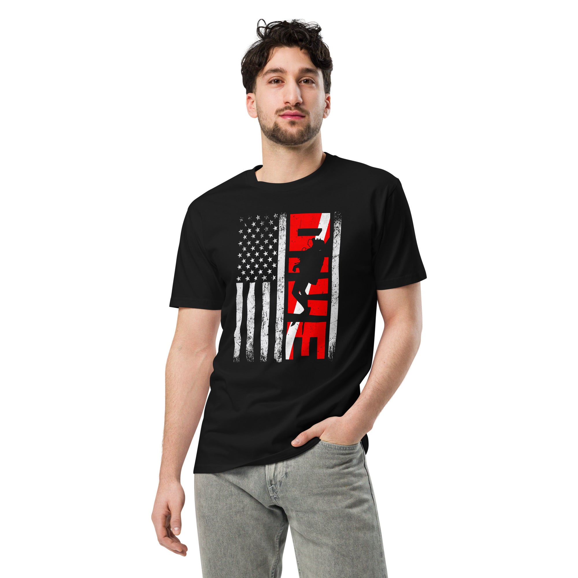 Scuba Dive Unisex Premium Cotton T-Shirt | Gallory Hive