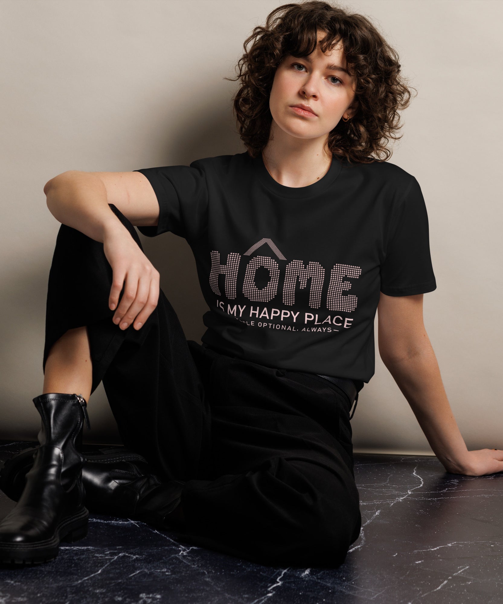 Introvert Homebody Premium Cotton T-Shirt | Gallory Hive