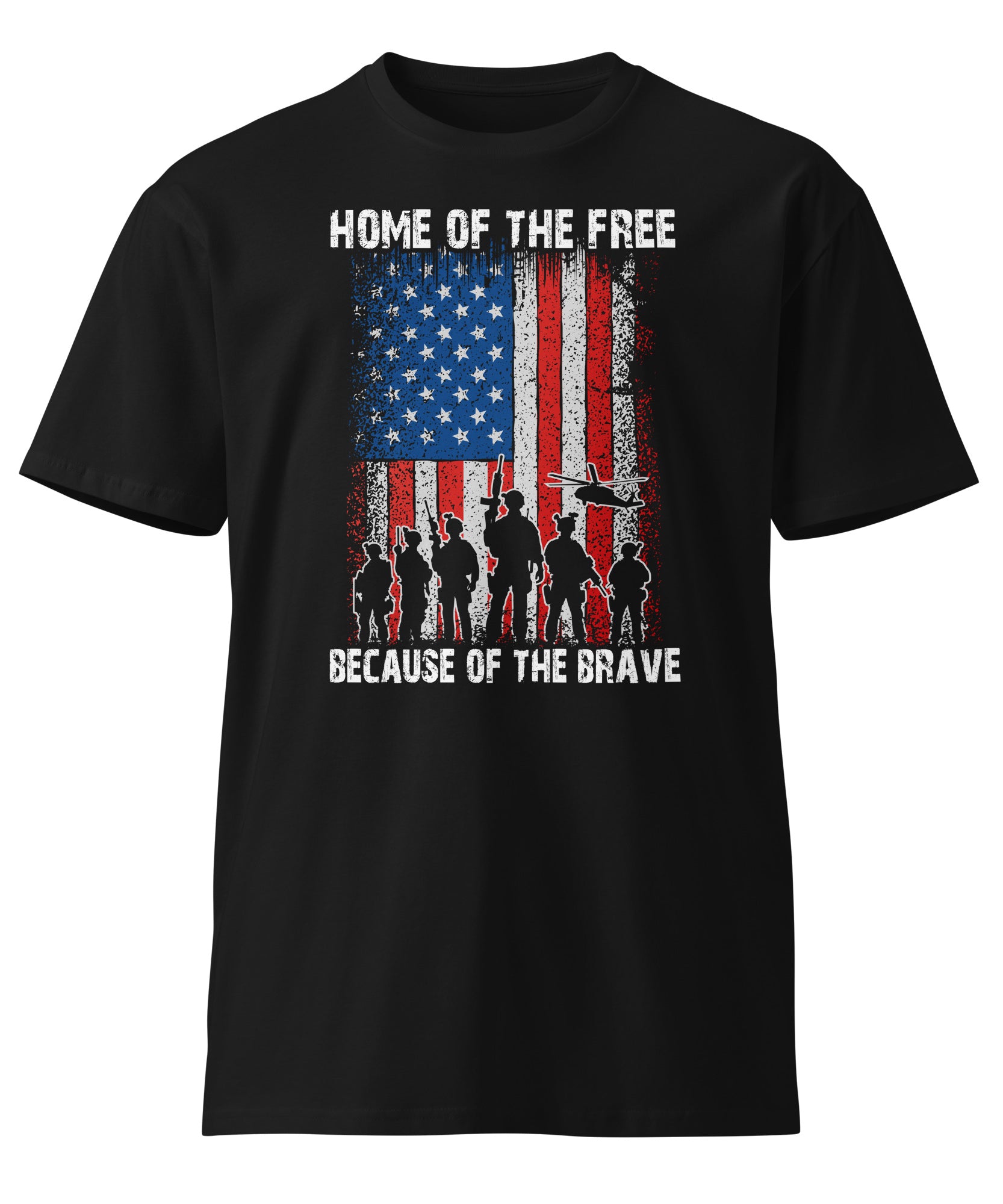 American Freedom Soldier Graphic Premium T-Shirt | Gallory Hive