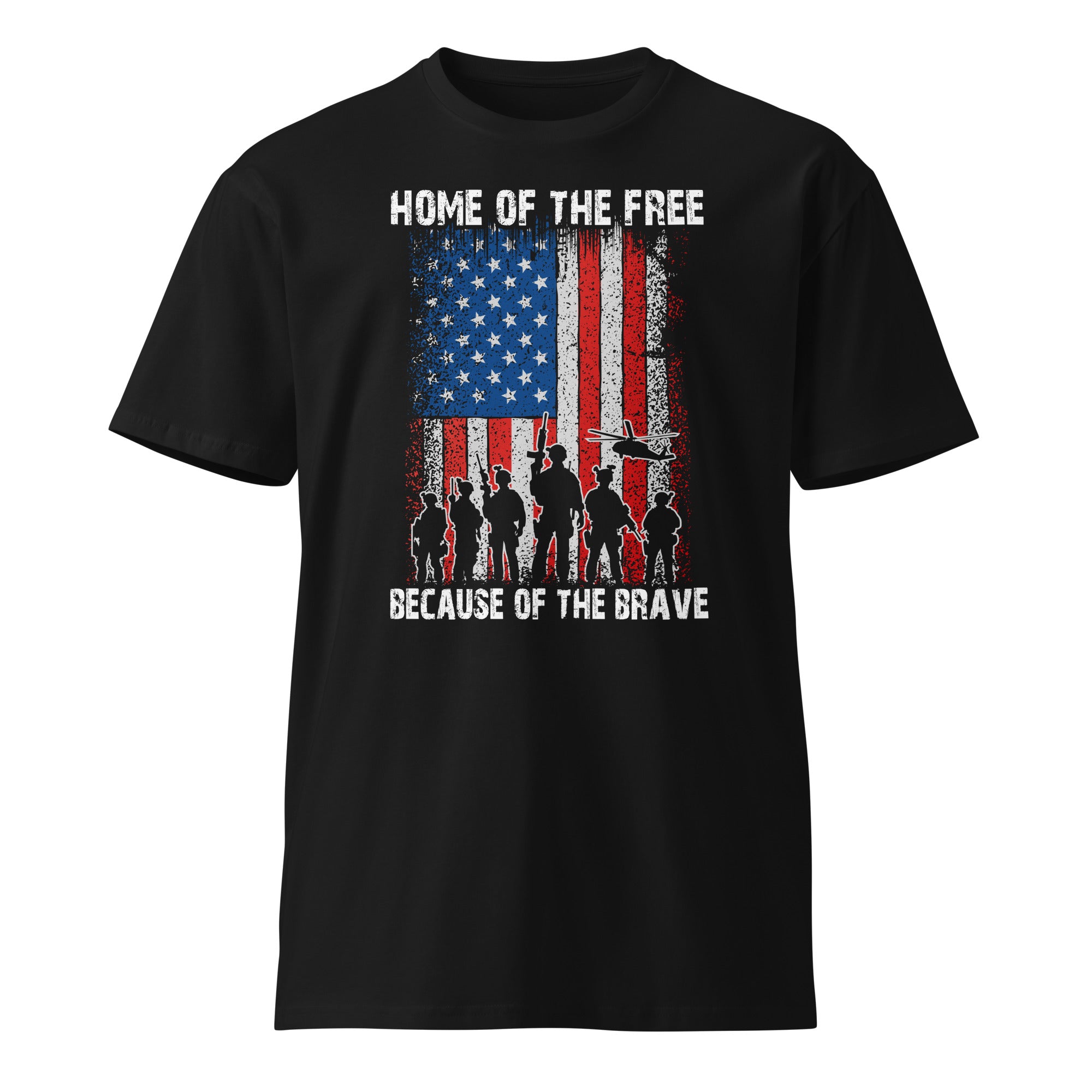 American Freedom Soldier Graphic Premium T-Shirt | Gallory Hive