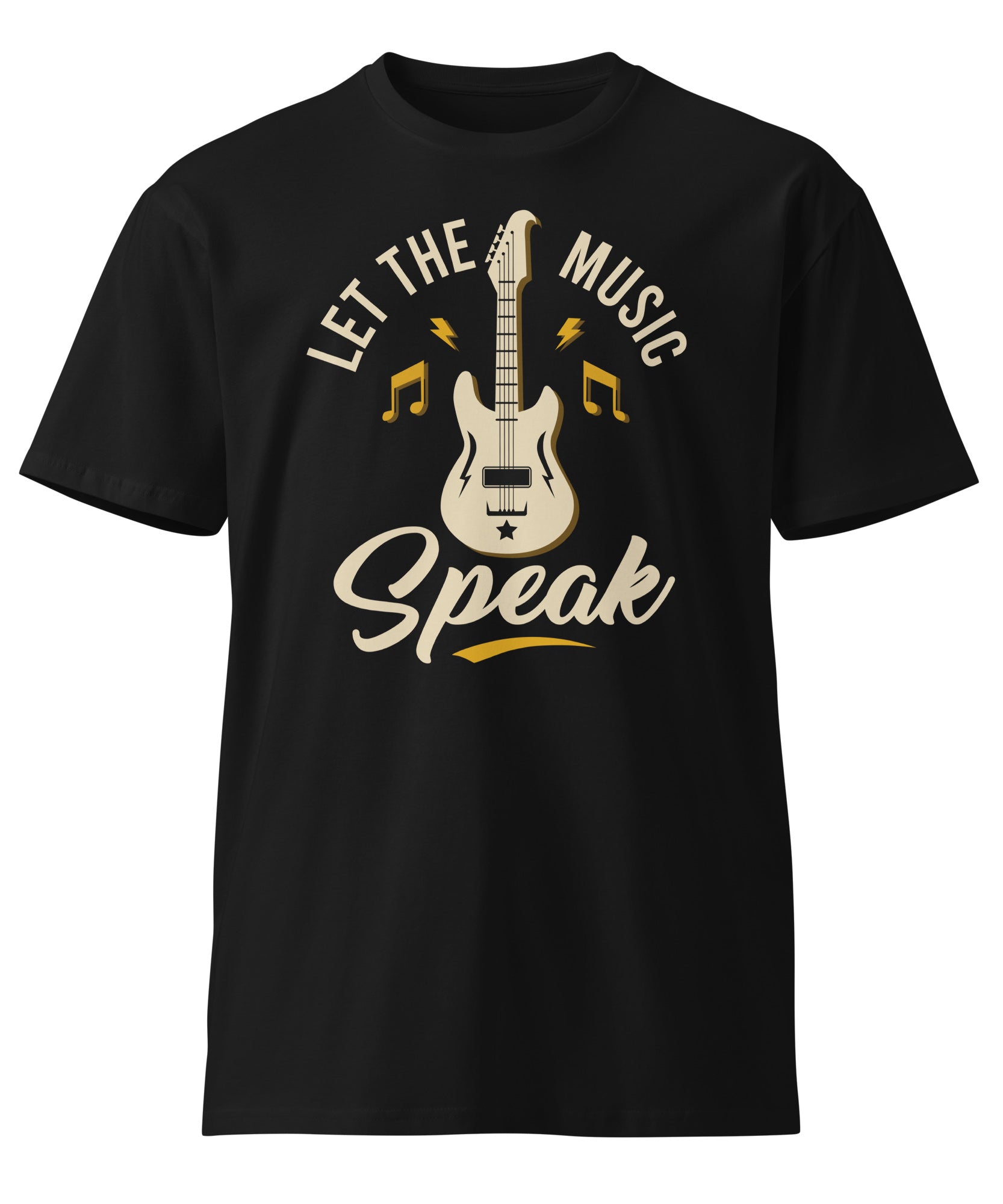 Let the Music Speak Guitar T-Shirt | Gallory Hive